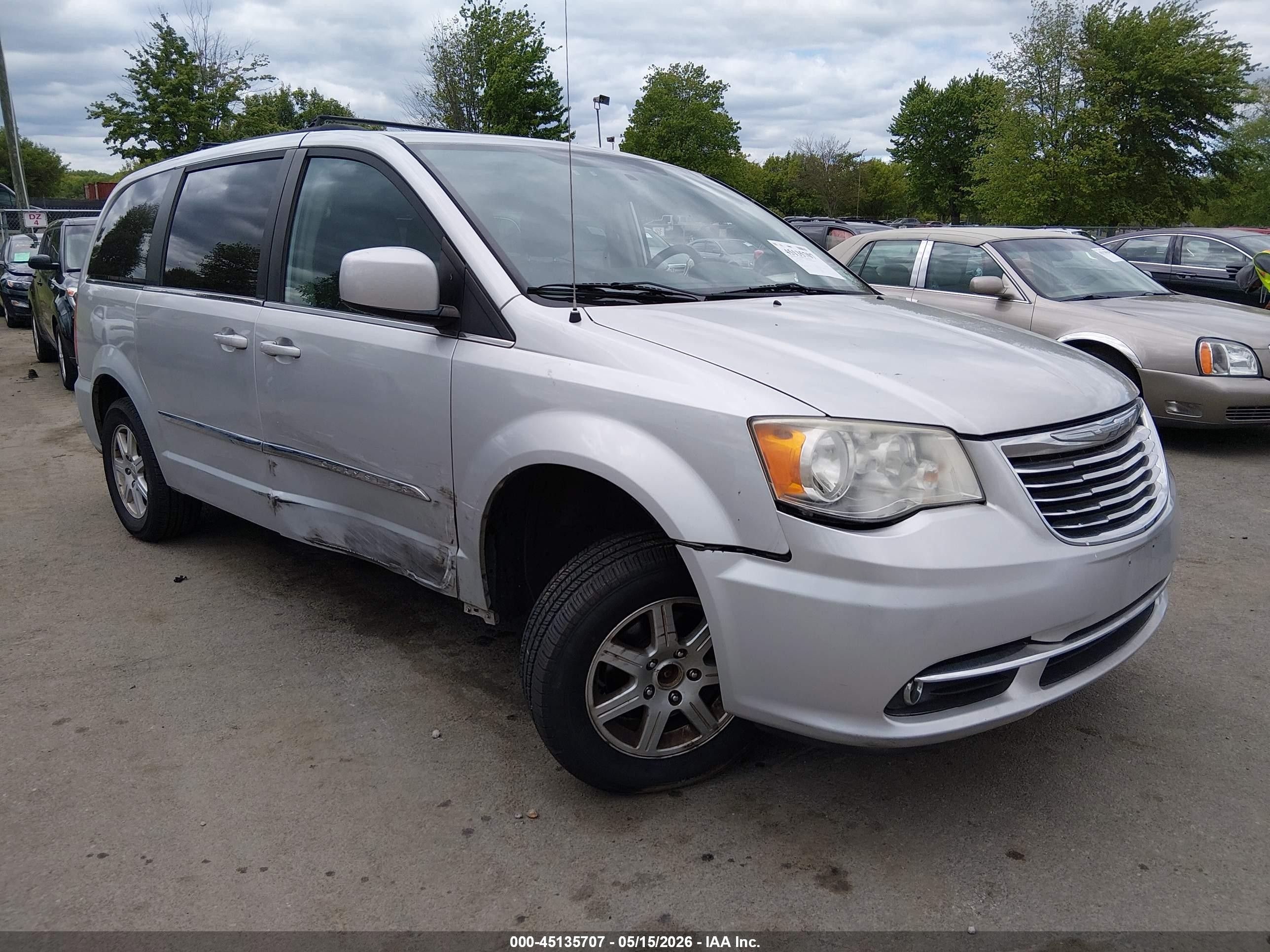 2012 Chrysler Town & Country Touring Gray vin: 2C4RC1BG9CR189689