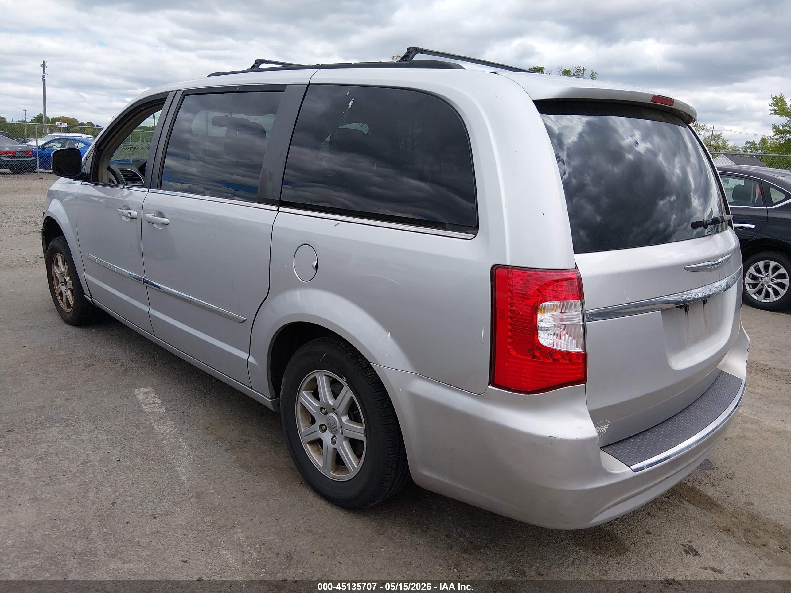 2012 Chrysler Town & Country Touring Gray vin: 2C4RC1BG9CR189689