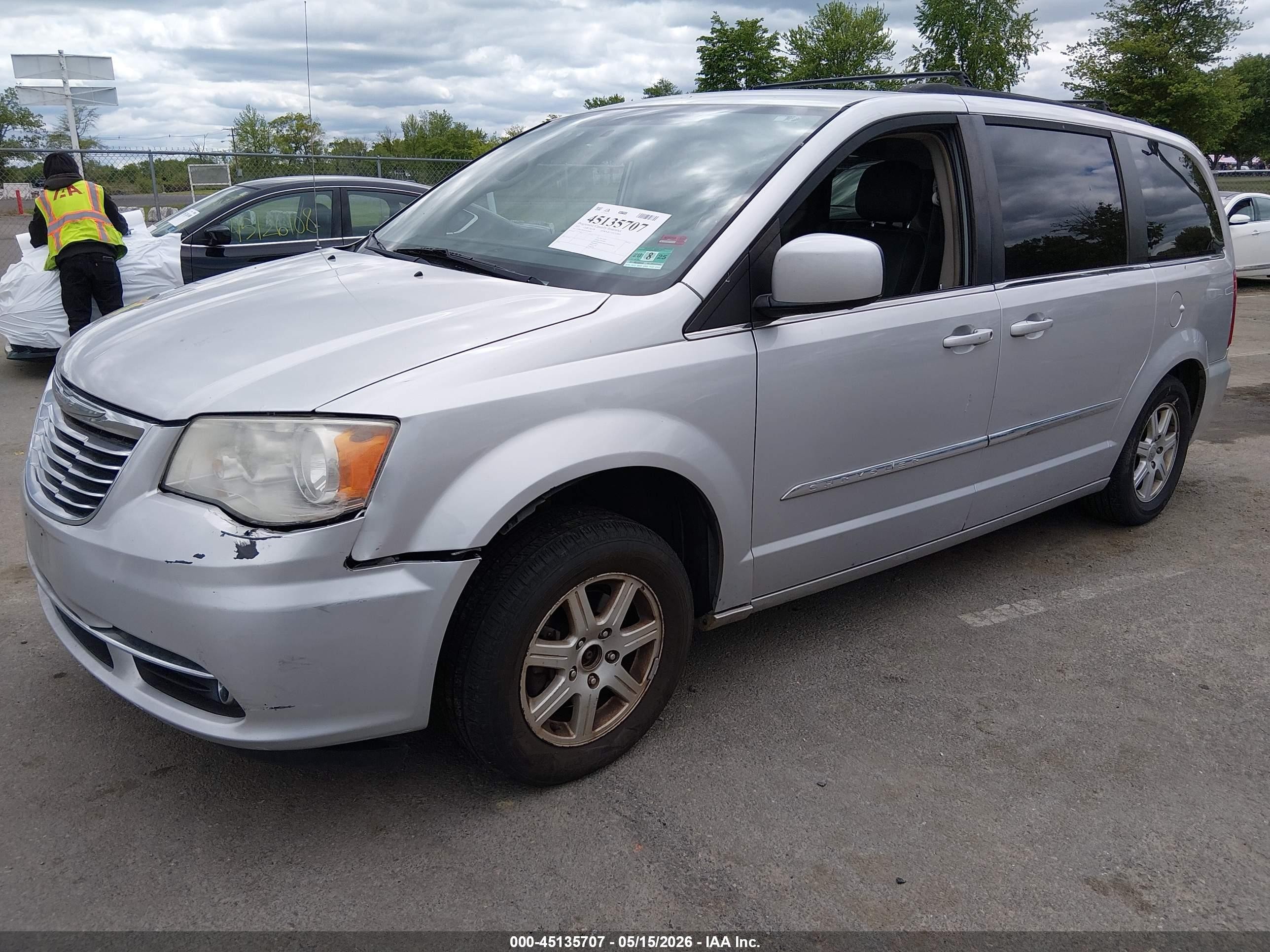 2012 Chrysler Town & Country Touring Gray vin: 2C4RC1BG9CR189689