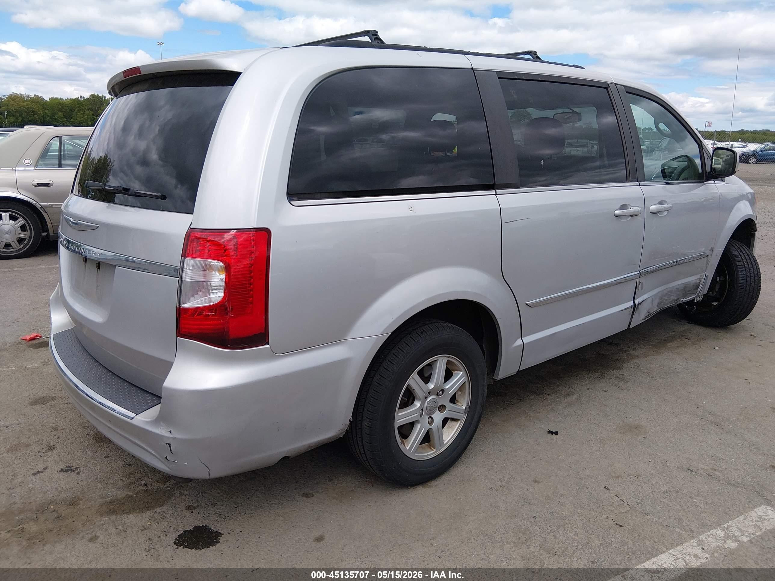 2012 Chrysler Town & Country Touring Gray vin: 2C4RC1BG9CR189689