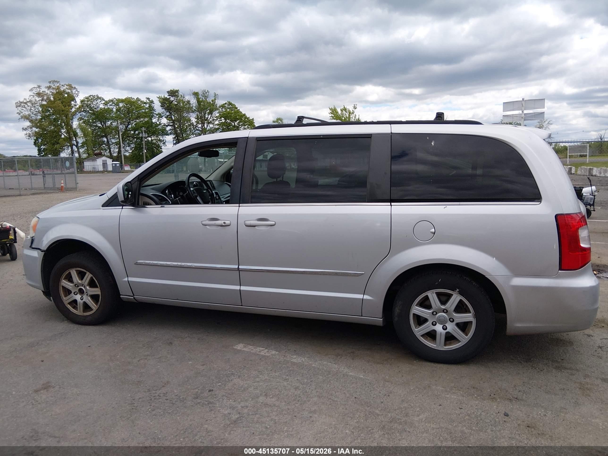 2012 Chrysler Town & Country Touring Gray vin: 2C4RC1BG9CR189689