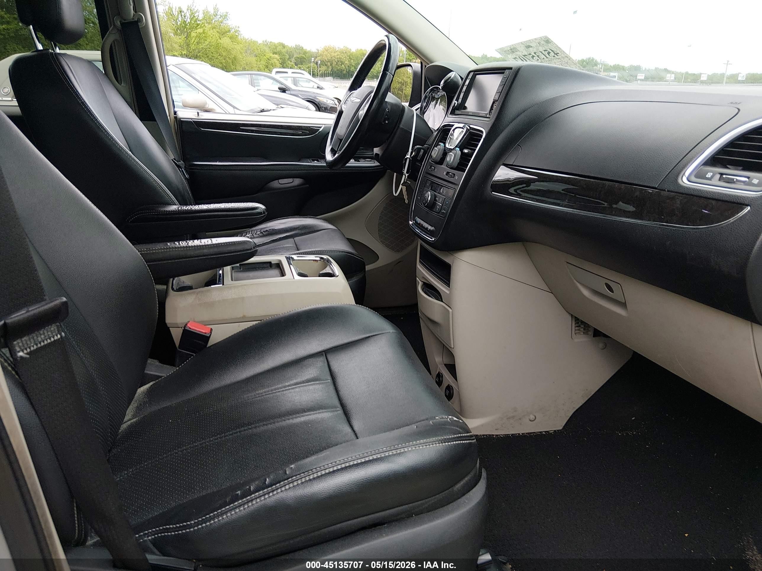 2012 Chrysler Town & Country Touring Gray vin: 2C4RC1BG9CR189689