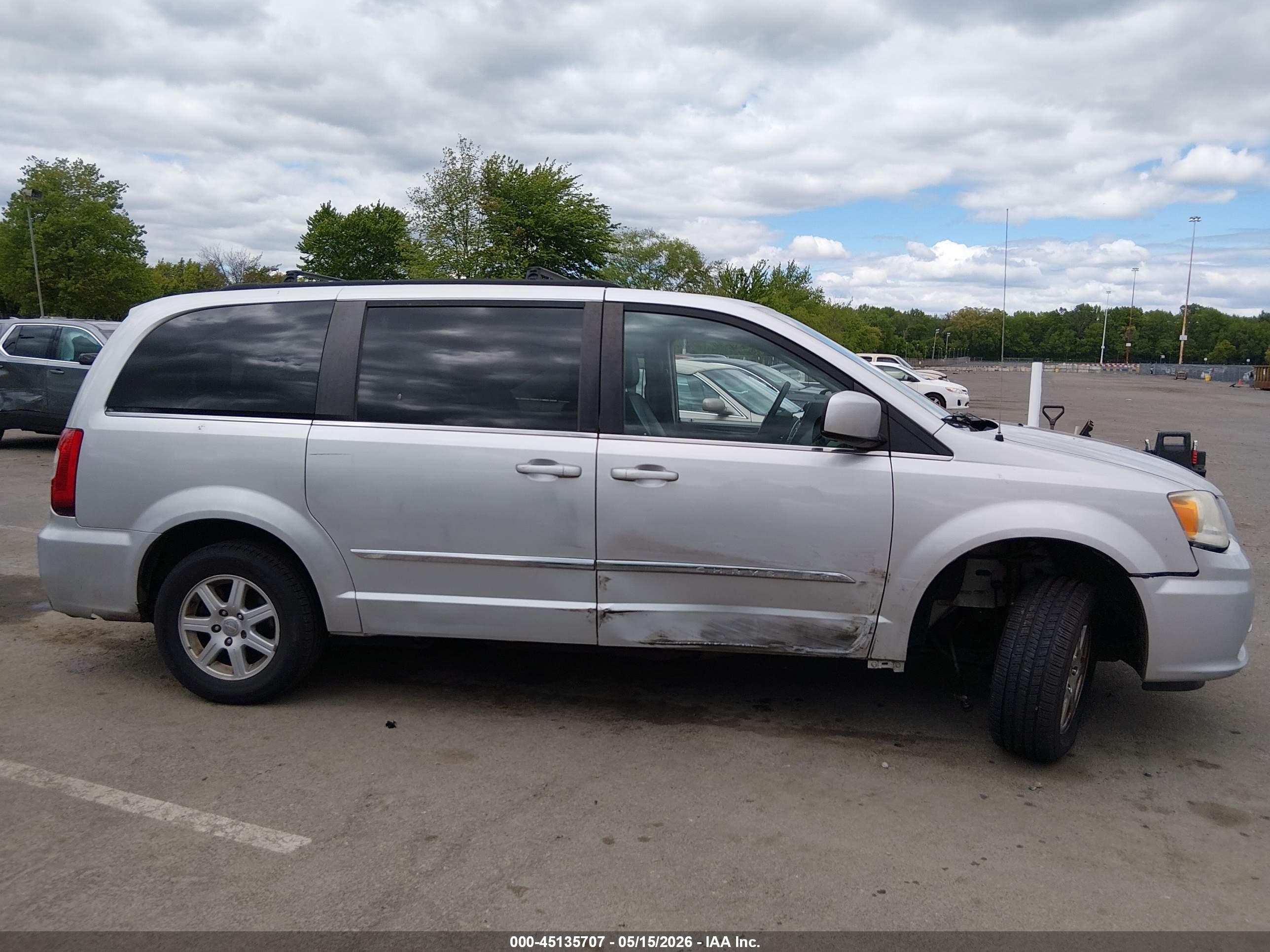 2012 Chrysler Town & Country Touring Gray vin: 2C4RC1BG9CR189689