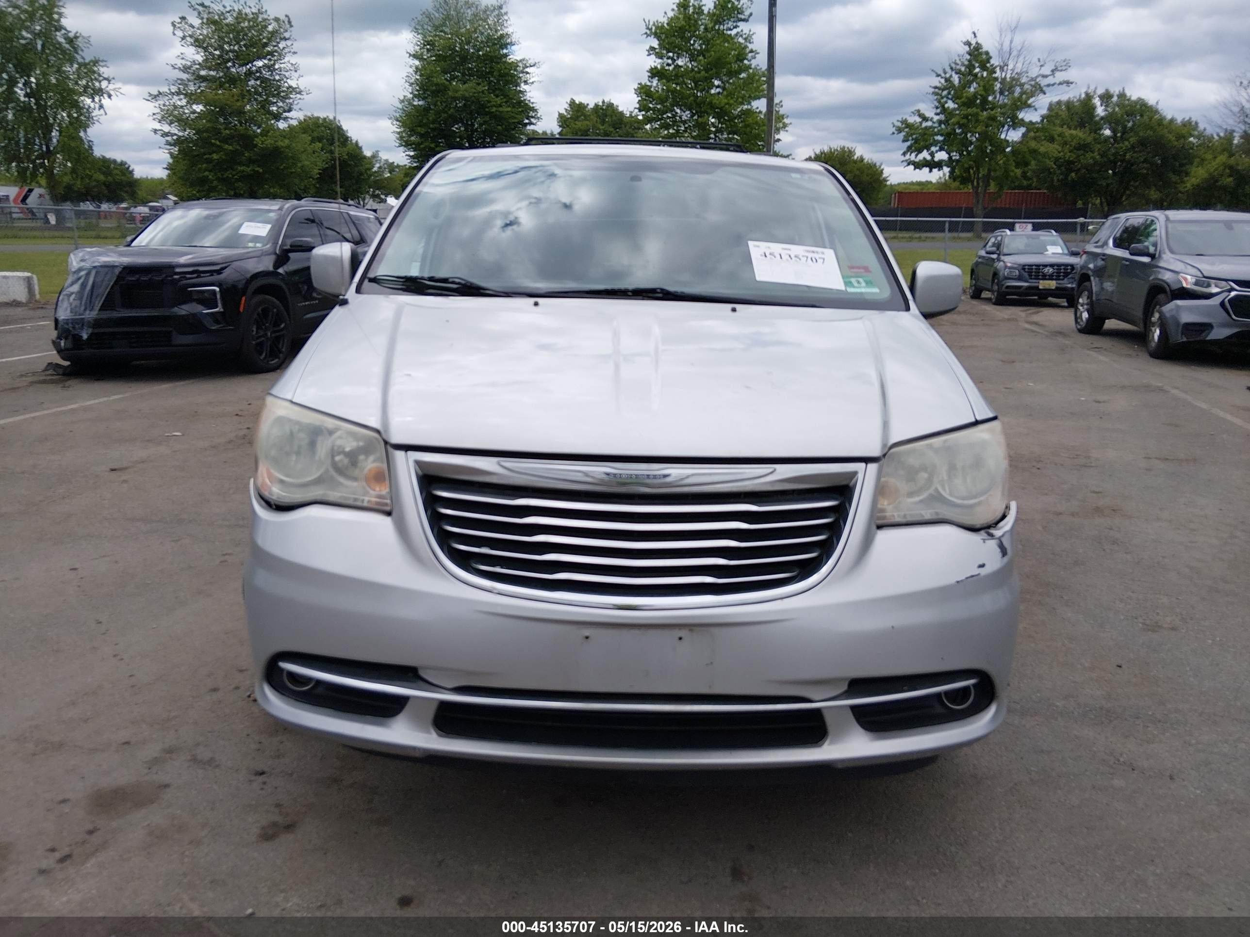 2012 Chrysler Town & Country Touring Gray vin: 2C4RC1BG9CR189689