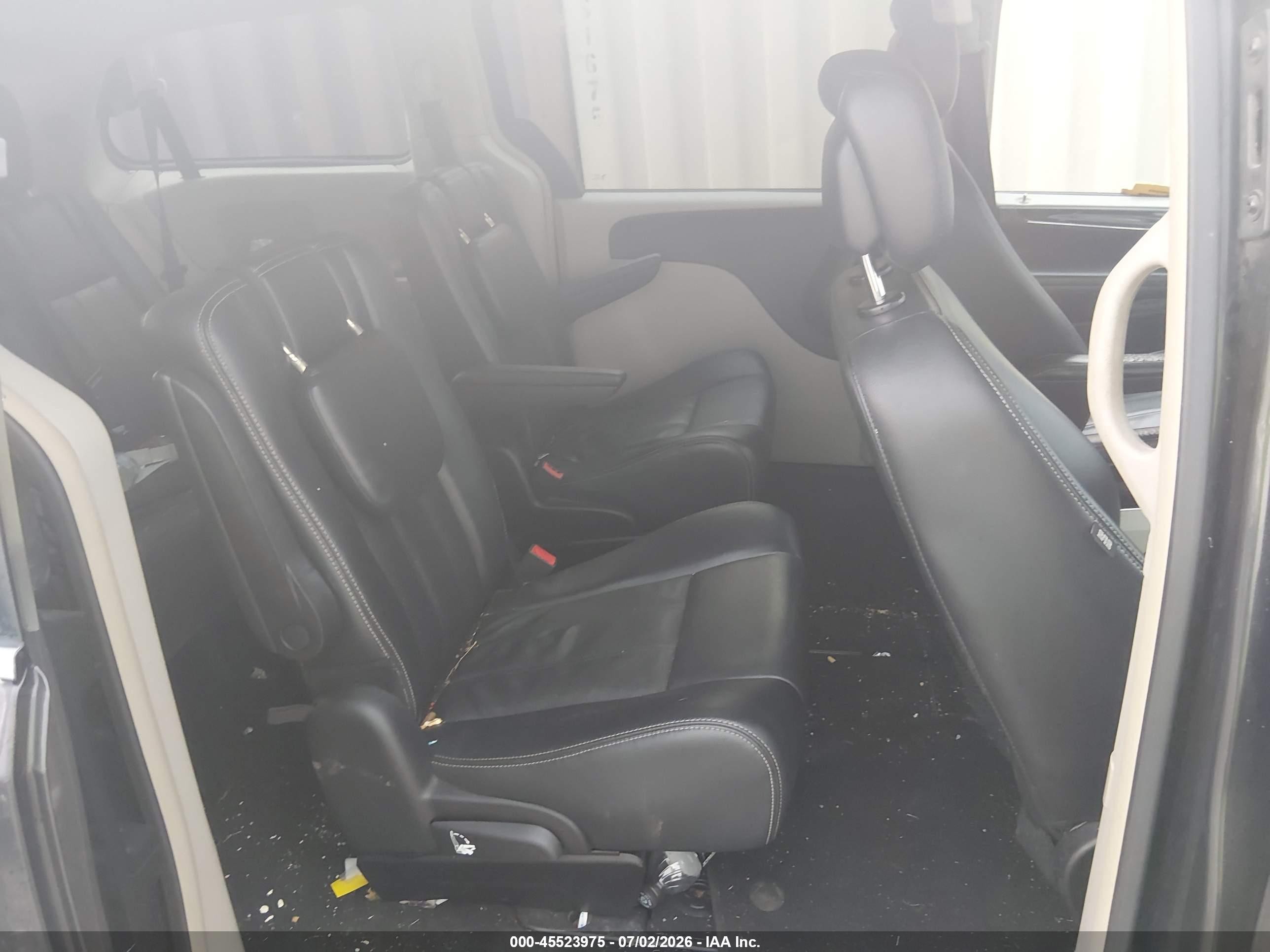 2012 Chrysler Town & Country Touring Black vin: 2C4RC1BG9CR313668