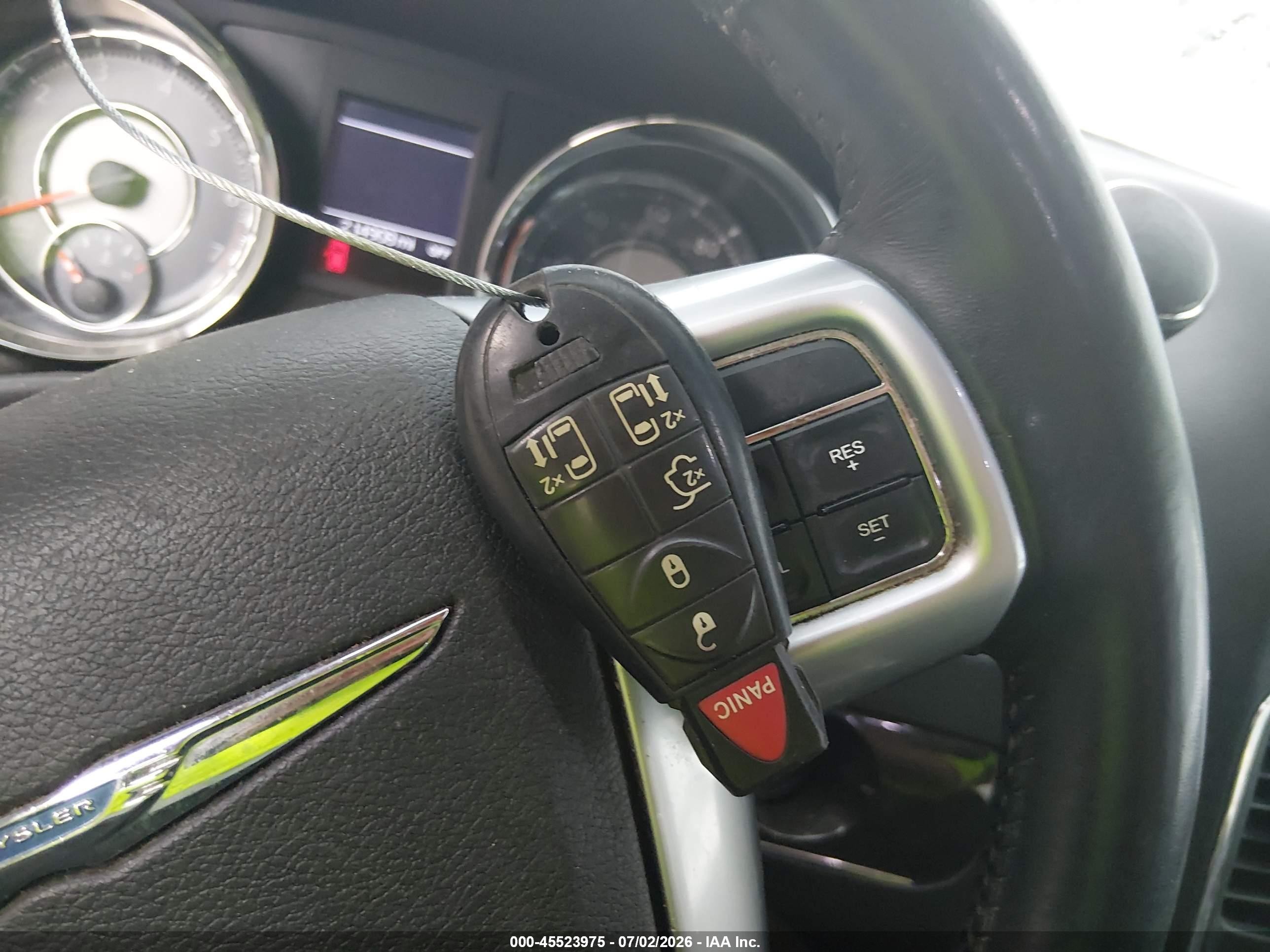 2012 Chrysler Town & Country Touring Black vin: 2C4RC1BG9CR313668
