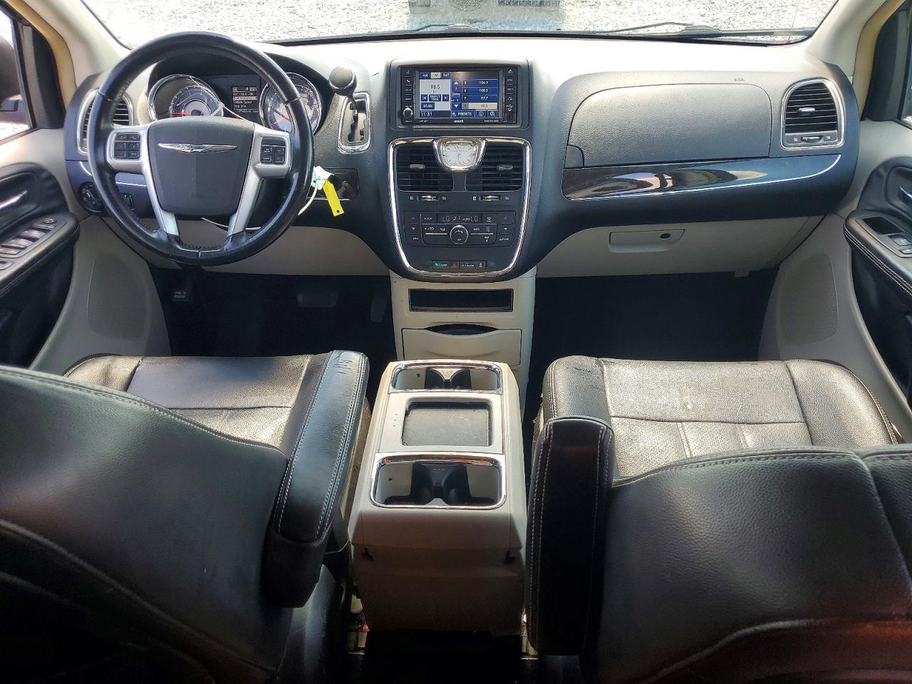 2012 Chrysler Town And Country Touring Black vin: 2C4RC1BG9CR344645