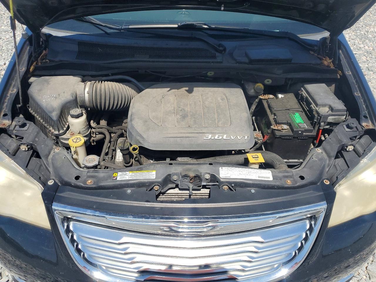 2012 Chrysler Town And Country Touring Black vin: 2C4RC1BG9CR344645