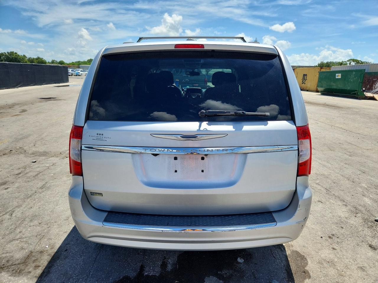 2012 Chrysler Town & Country Touring Серебряный vin: 2C4RC1BG9CR375409