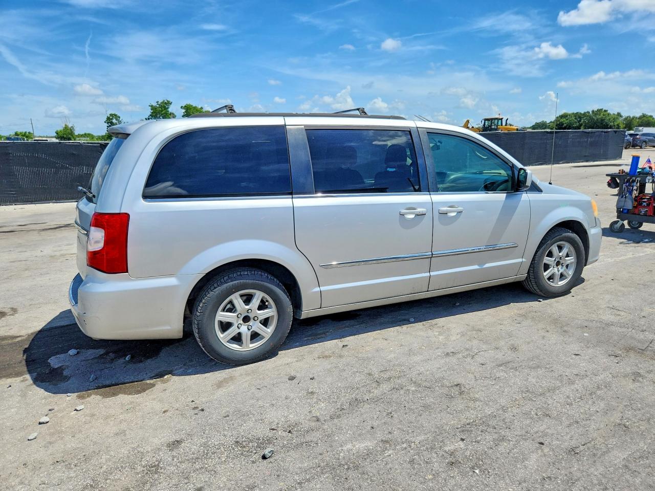2012 Chrysler Town & Country Touring Серебряный vin: 2C4RC1BG9CR375409