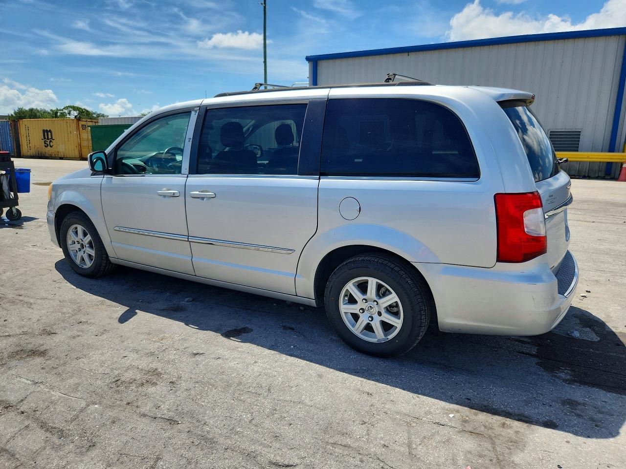 2012 Chrysler Town & Country Touring Серебряный vin: 2C4RC1BG9CR375409