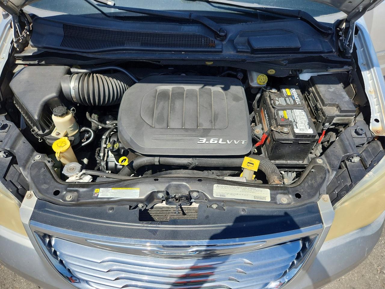 2012 Chrysler Town & Country Touring Серебряный vin: 2C4RC1BG9CR375409