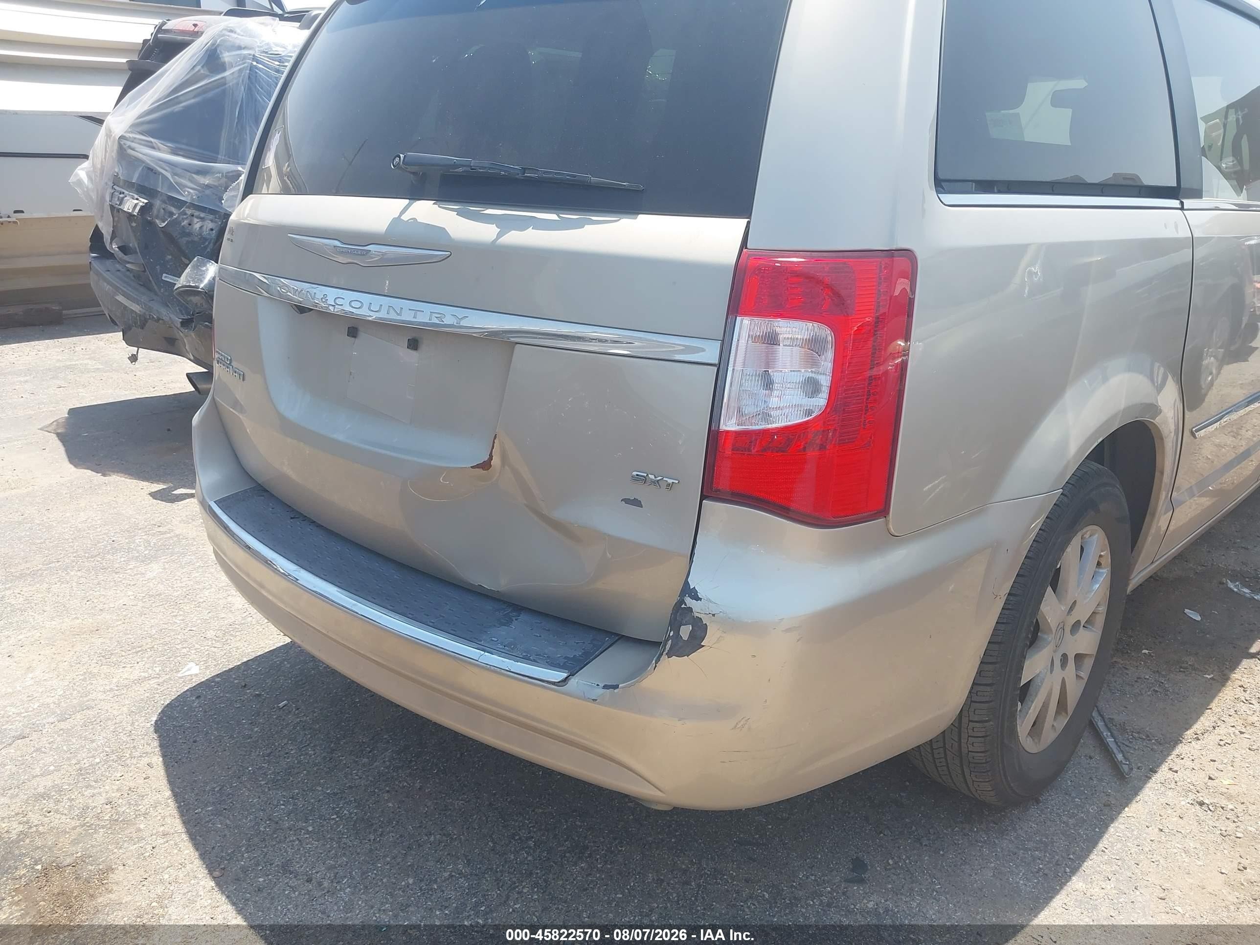 2012 Chrysler Town & Country Touring Gold vin: 2C4RC1BG9CR411745