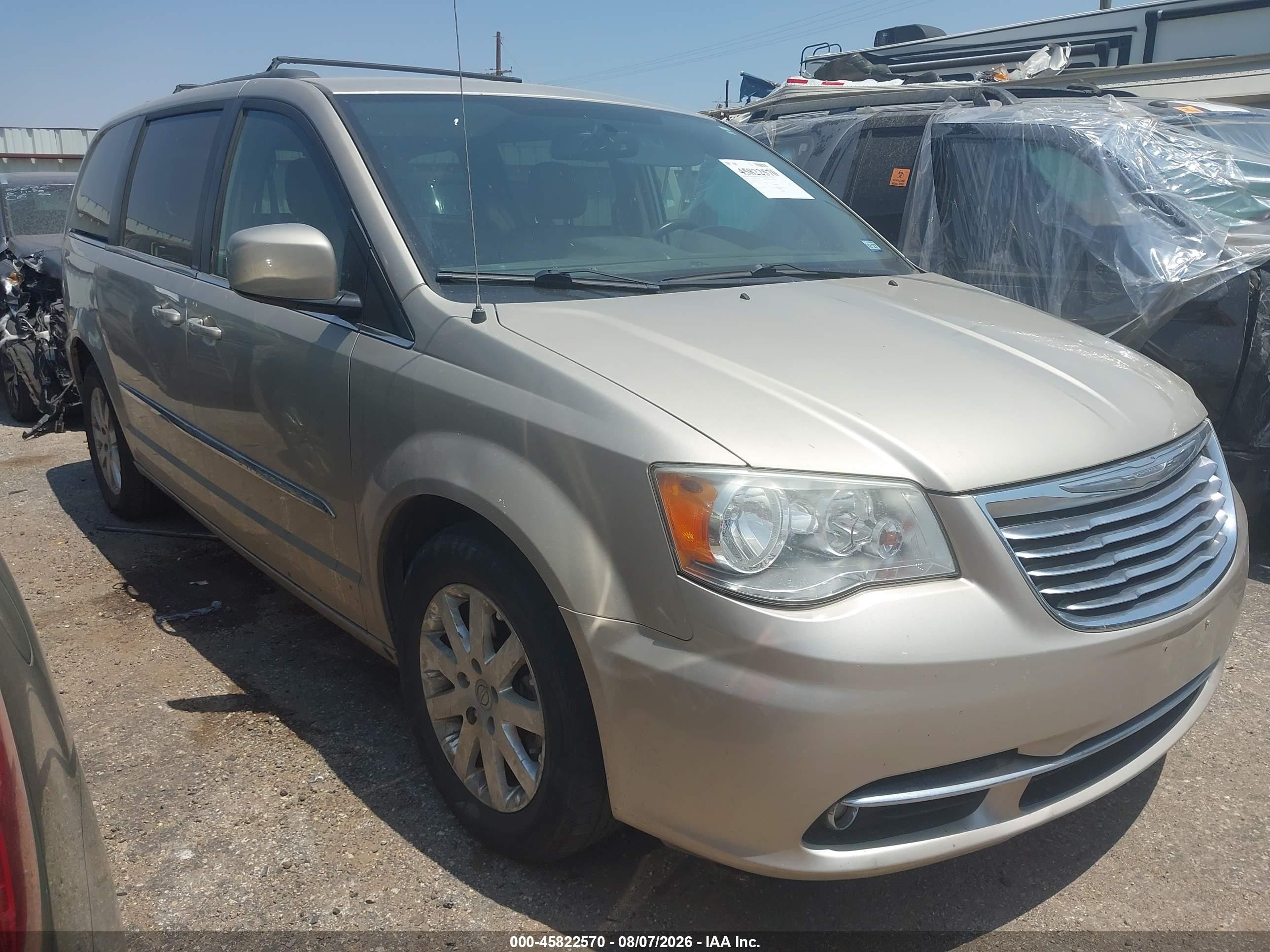 2012 Chrysler Town & Country Touring Gold vin: 2C4RC1BG9CR411745