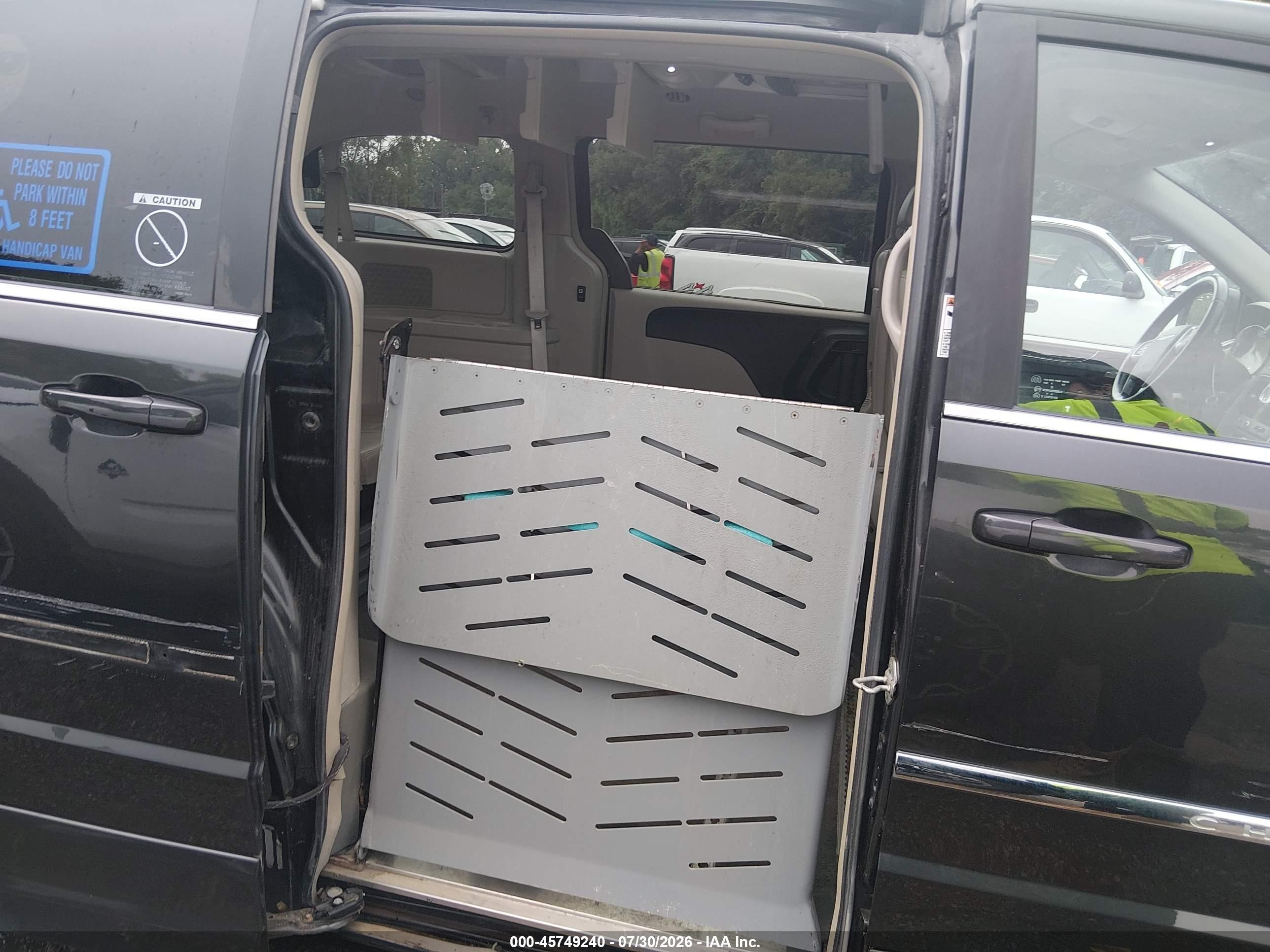 2012 Chrysler Town & Country Touring Серый vin: 2C4RC1BG9CR411955