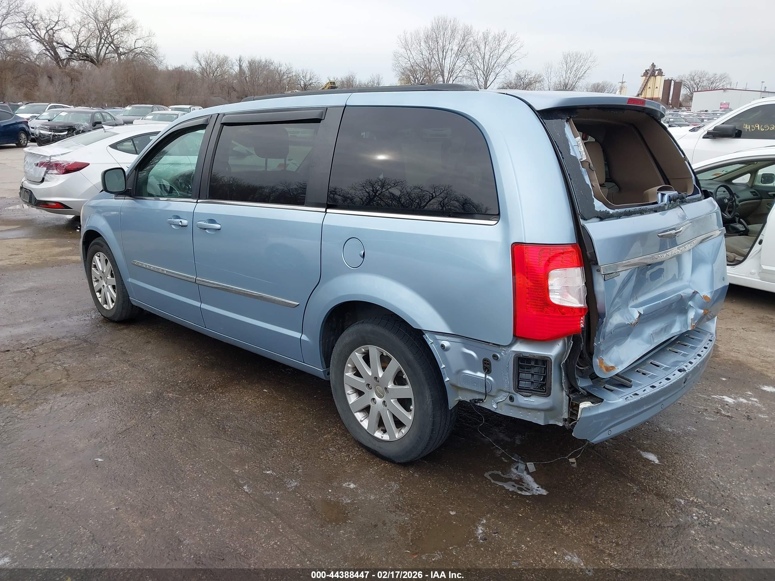 2013 Chrysler Town & Country Touring Blue vin: 2C4RC1BG9DR539534