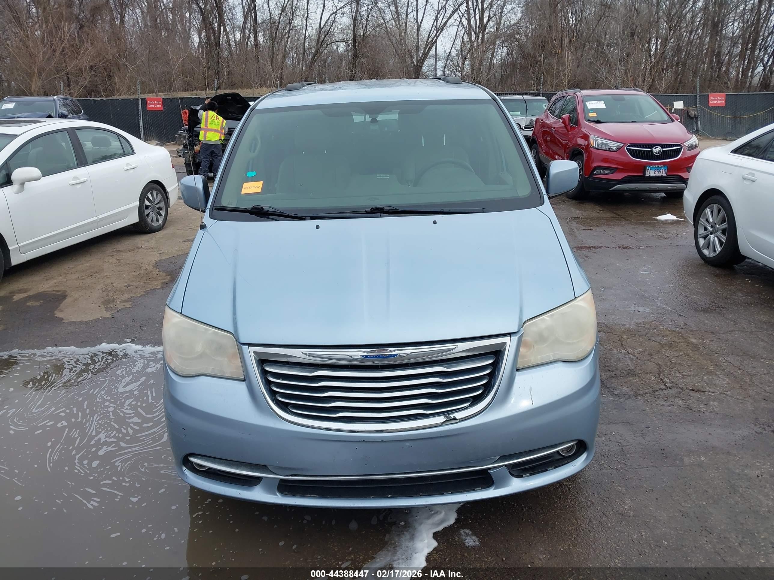 2013 Chrysler Town & Country Touring Blue vin: 2C4RC1BG9DR539534