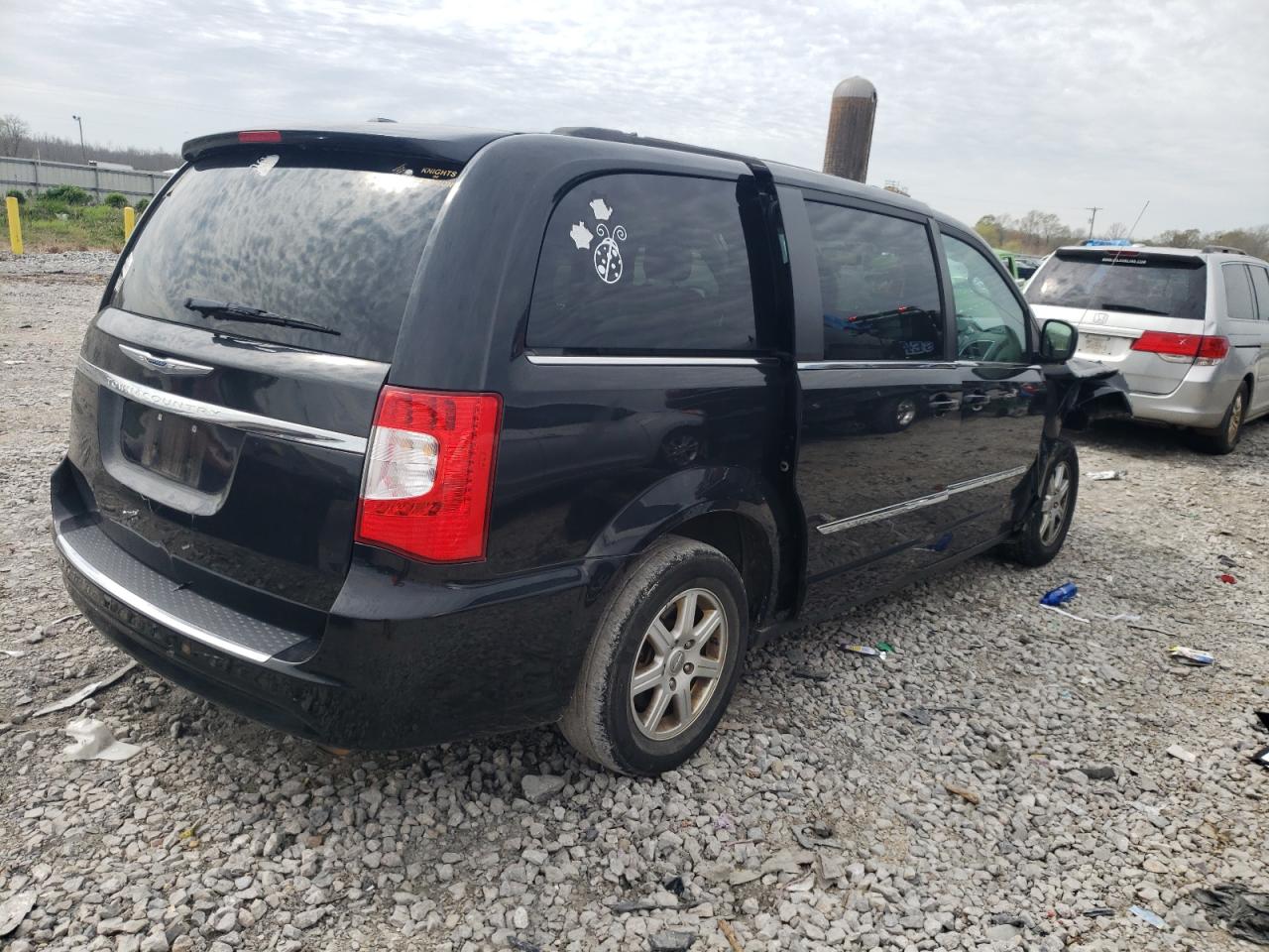 2013 Chrysler Town & Country Touring Black vin: 2C4RC1BG9DR556124