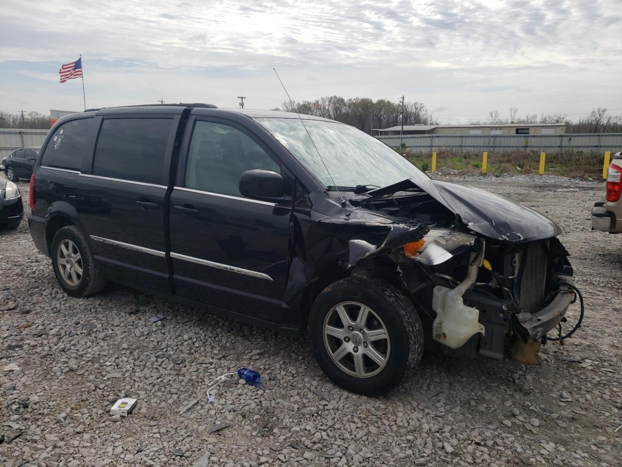 2013 Chrysler Town & Country Touring Black vin: 2C4RC1BG9DR556124