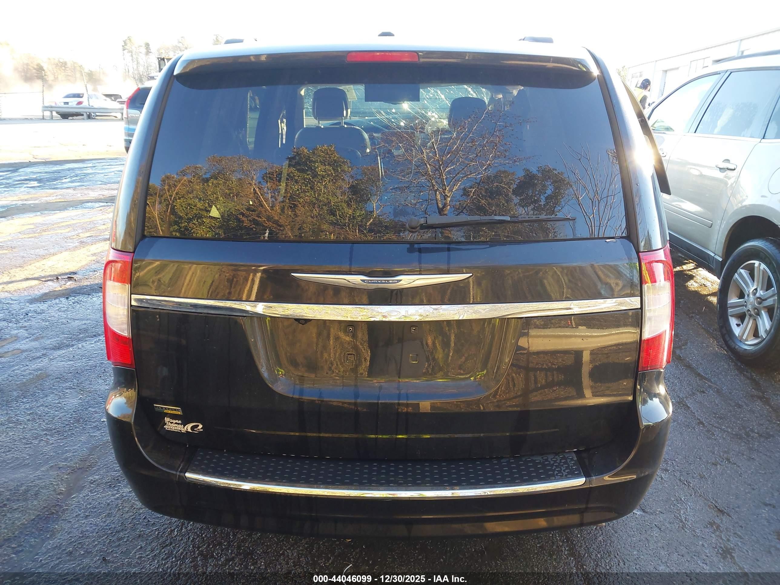 2013 Chrysler Town & Country Touring Black vin: 2C4RC1BG9DR556334