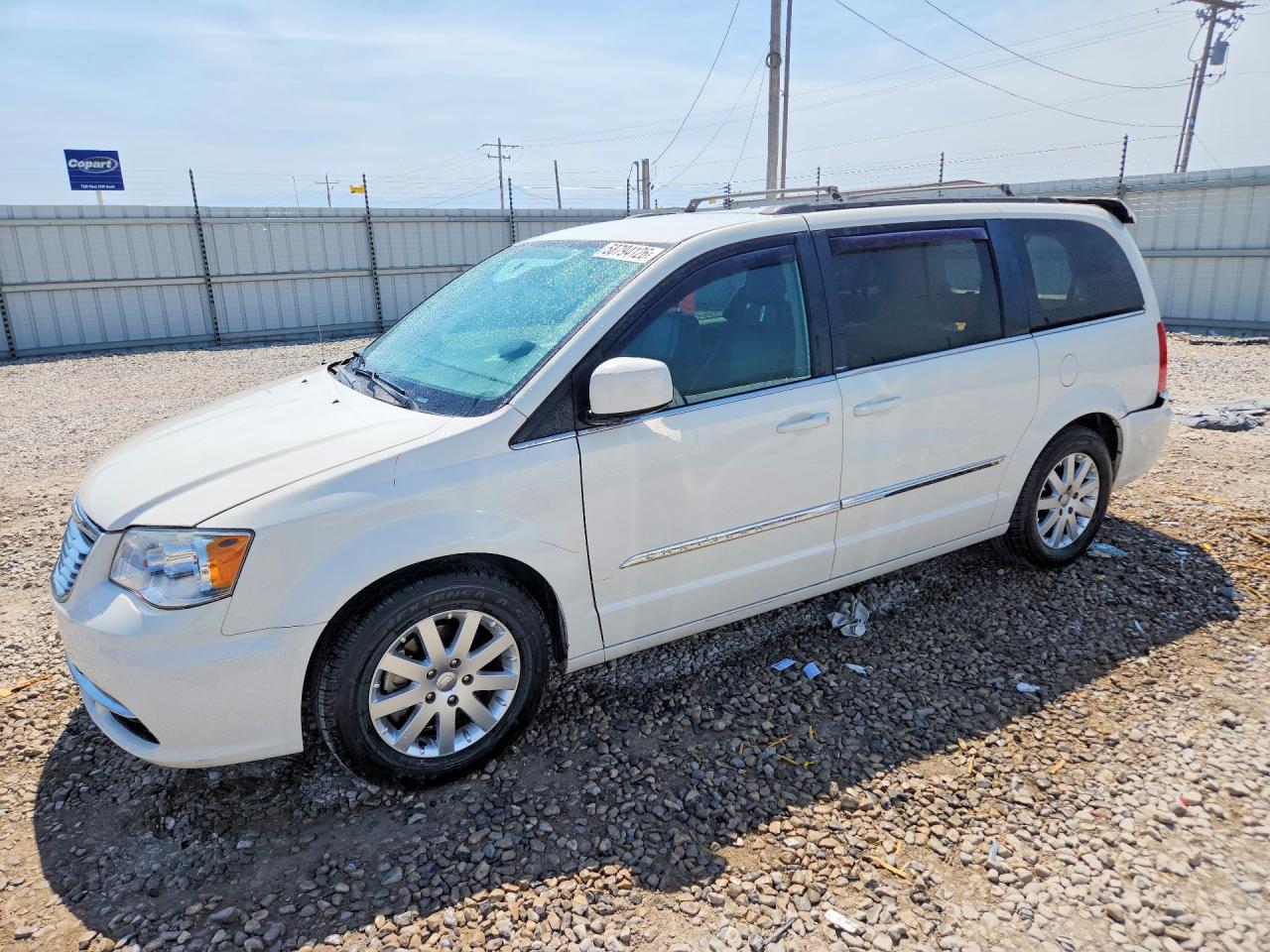 2013 Chrysler Town & Country Touring Белый vin: 2C4RC1BG9DR689109