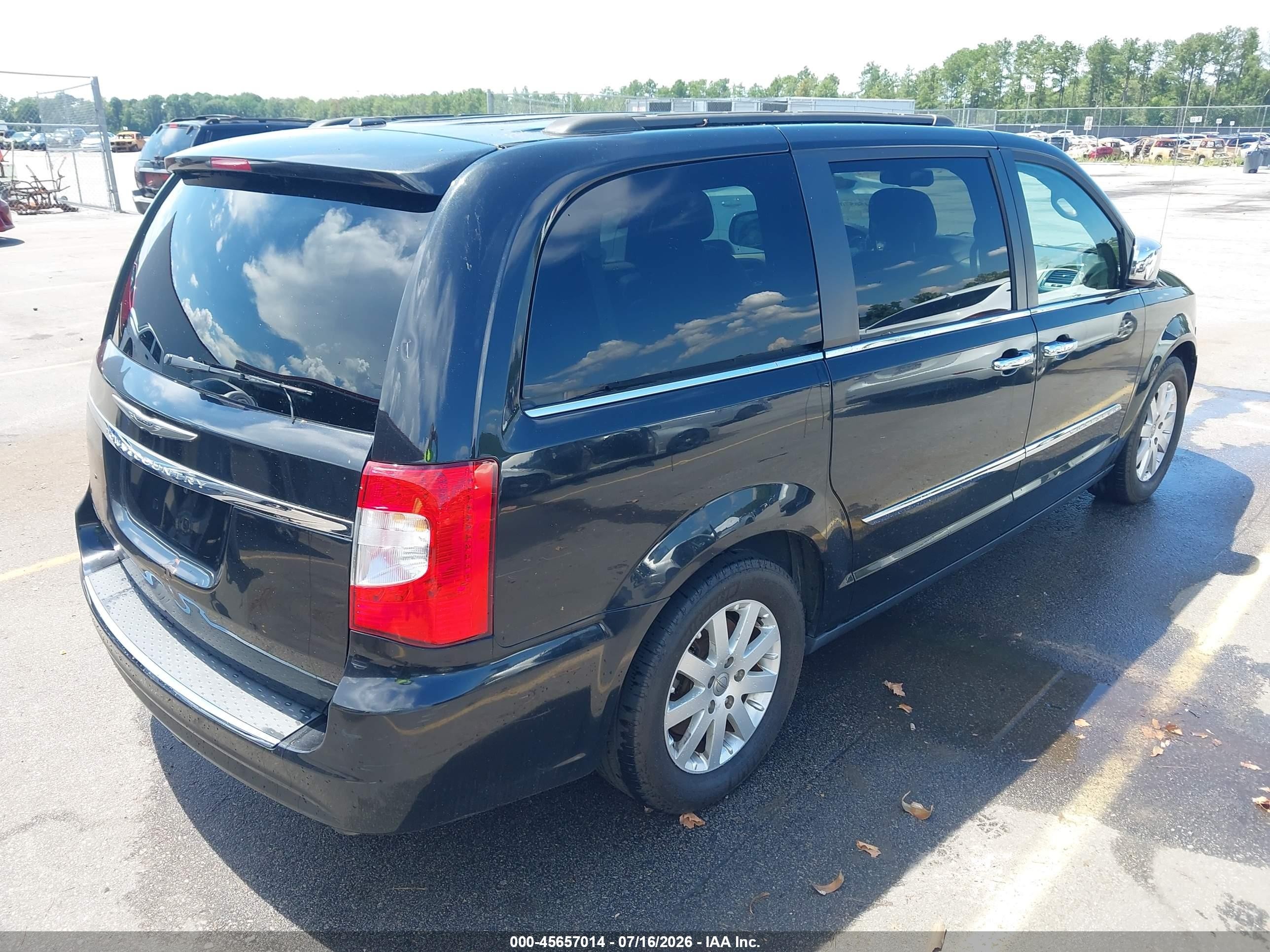 2013 Chrysler Town & Country Touring Black vin: 2C4RC1BG9DR691281