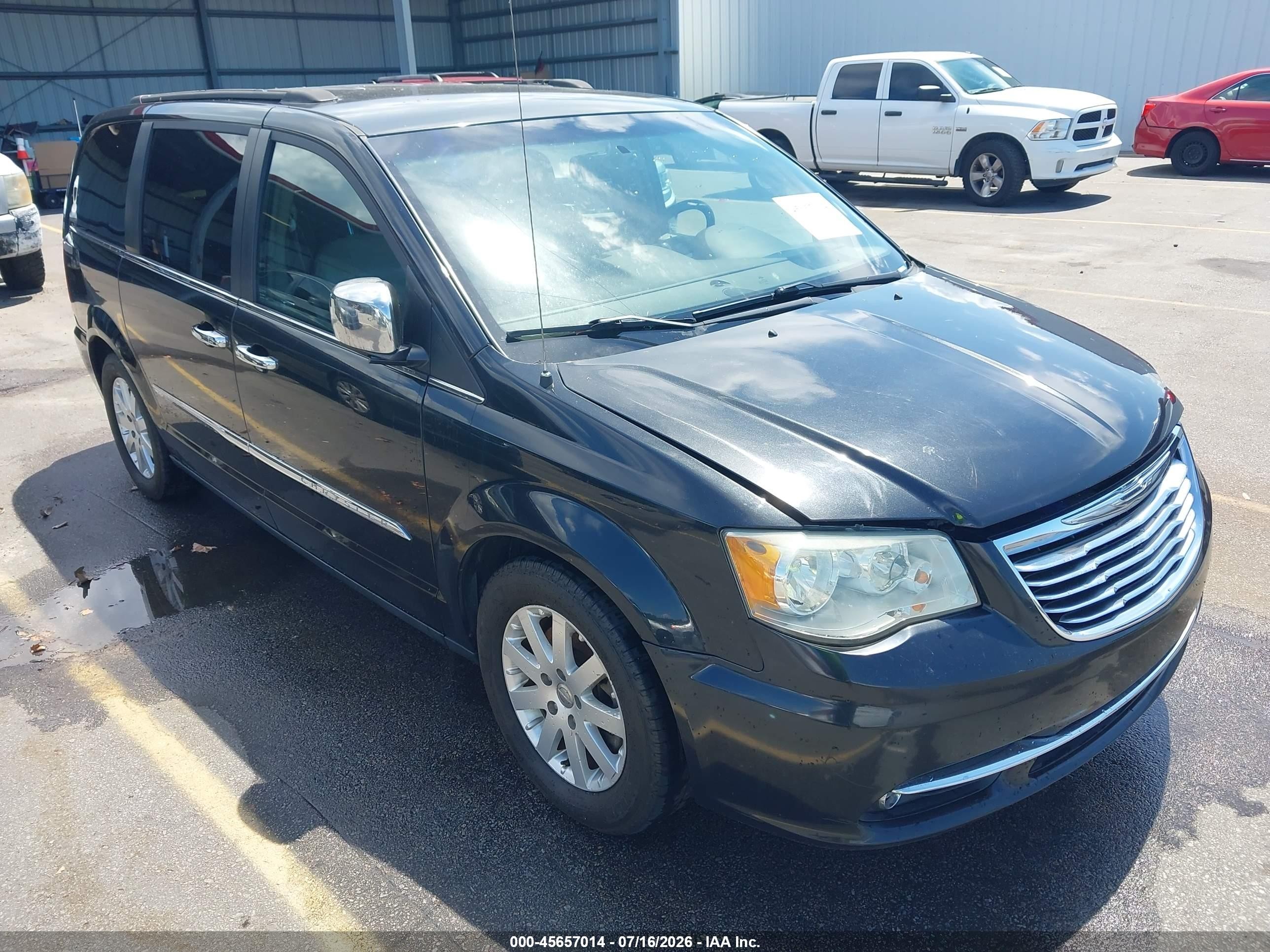 2013 Chrysler Town & Country Touring Black vin: 2C4RC1BG9DR691281
