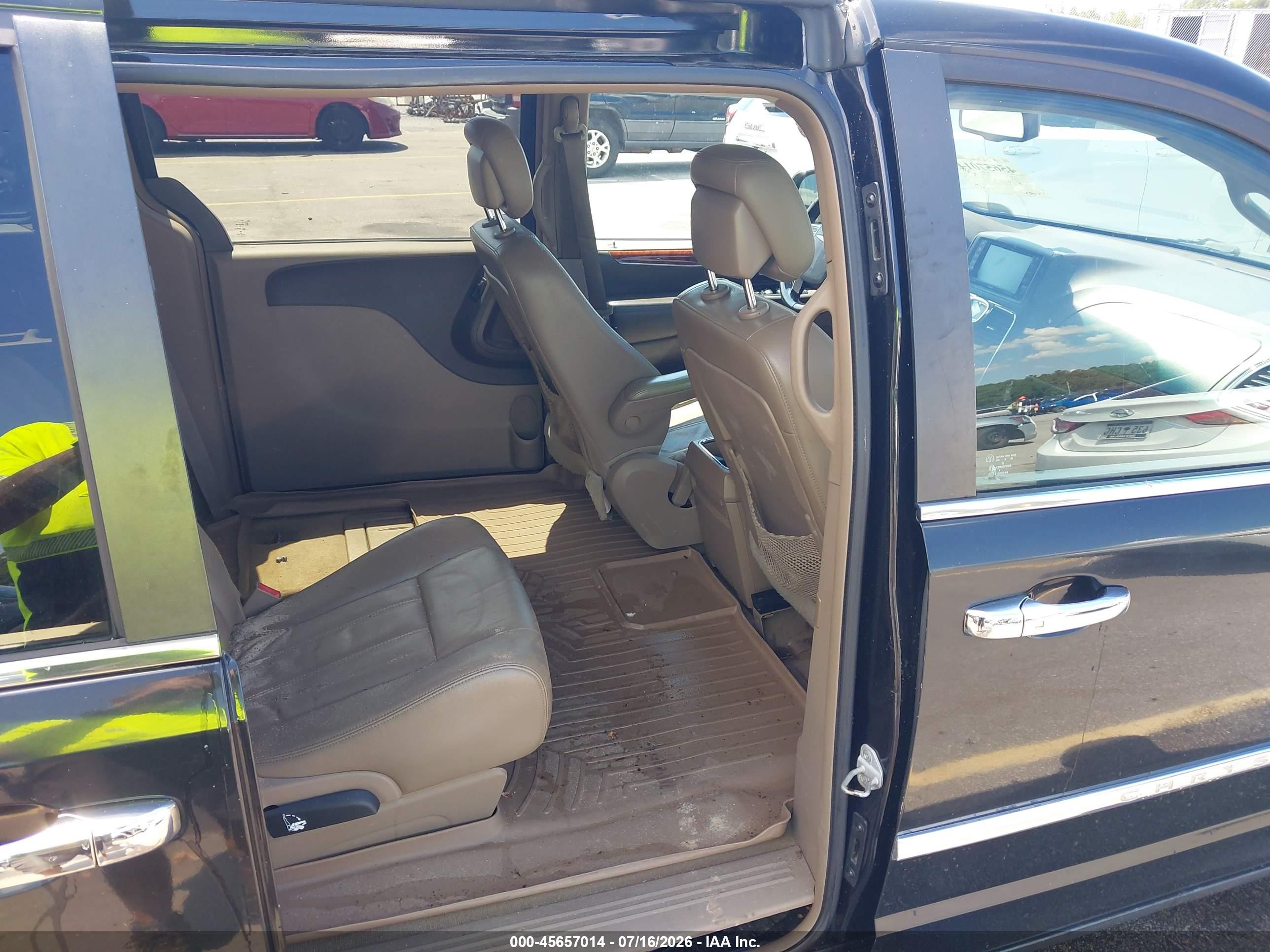 2013 Chrysler Town & Country Touring Black vin: 2C4RC1BG9DR691281