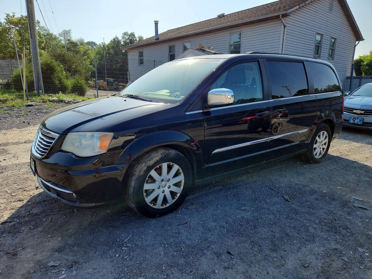 2013 Chrysler Town & Country Touring Black vin: 2C4RC1BG9DR692706