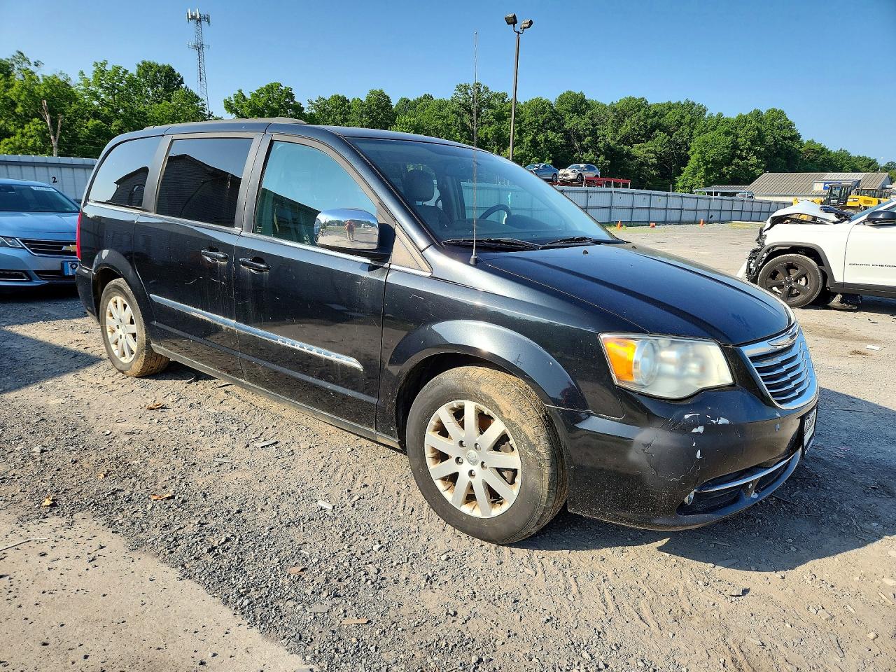 2013 Chrysler Town & Country Touring Black vin: 2C4RC1BG9DR692706