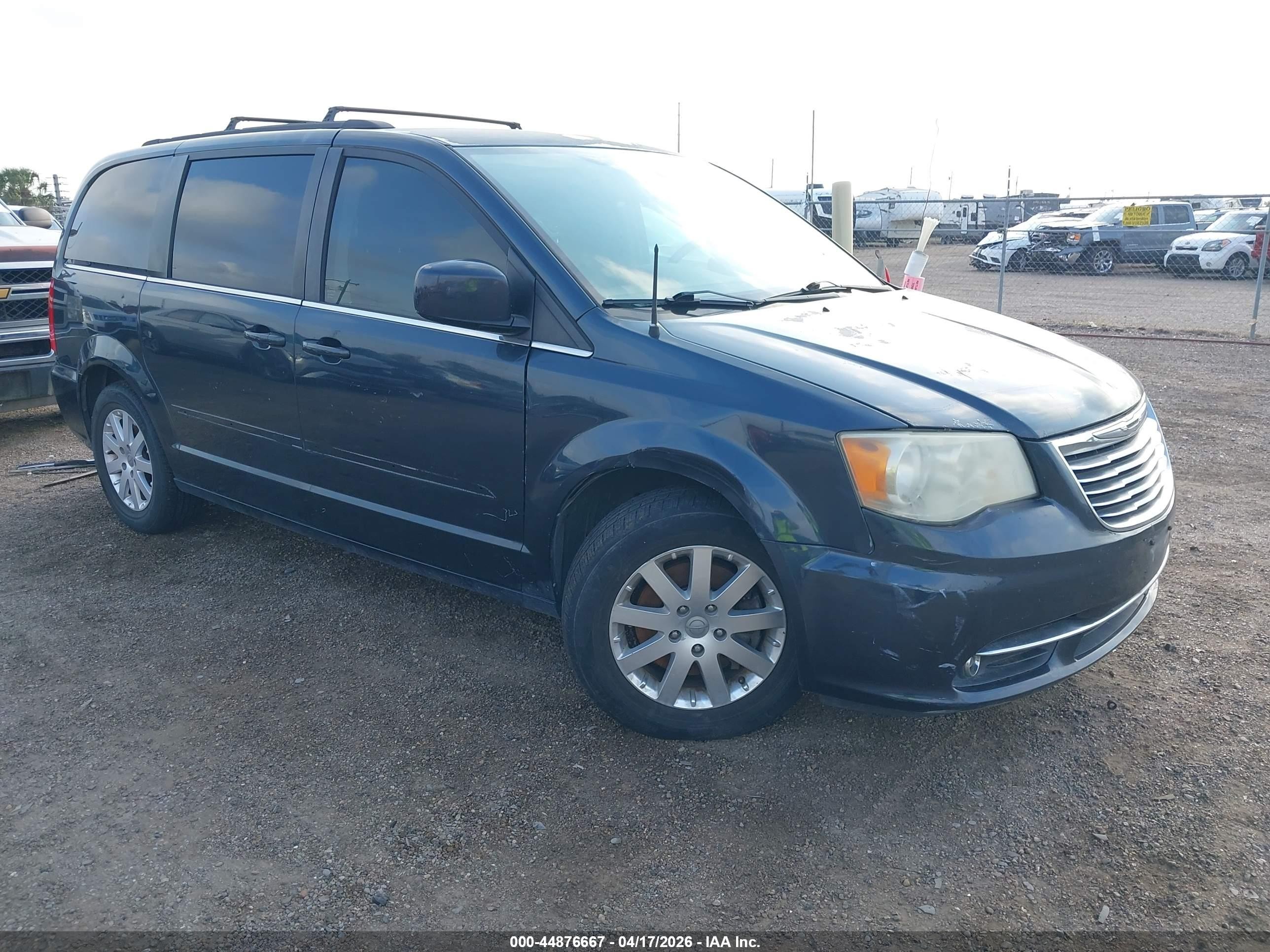 2013 Chrysler Town & Country Touring Black vin: 2C4RC1BG9DR721525