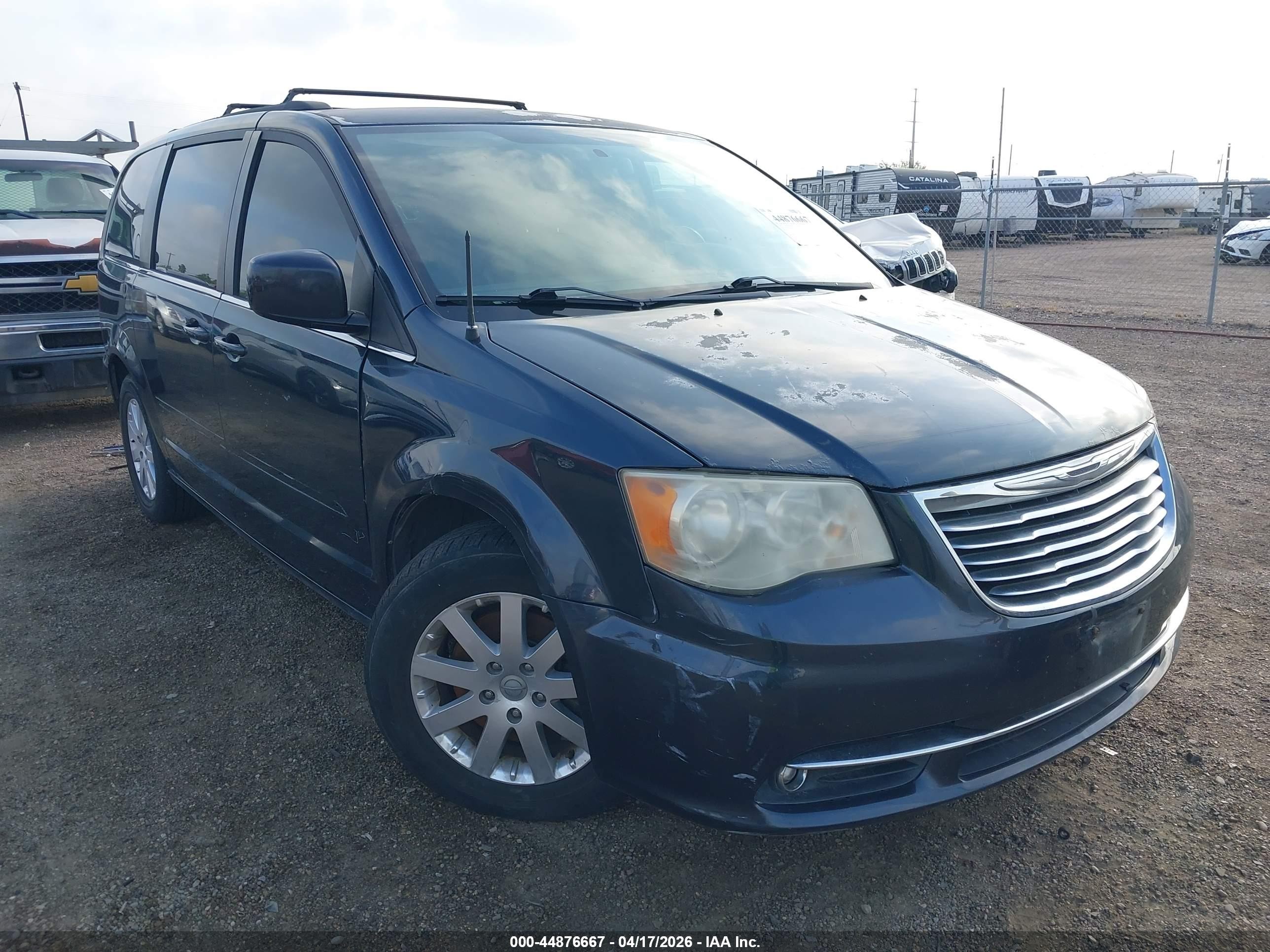 2013 Chrysler Town & Country Touring Black vin: 2C4RC1BG9DR721525