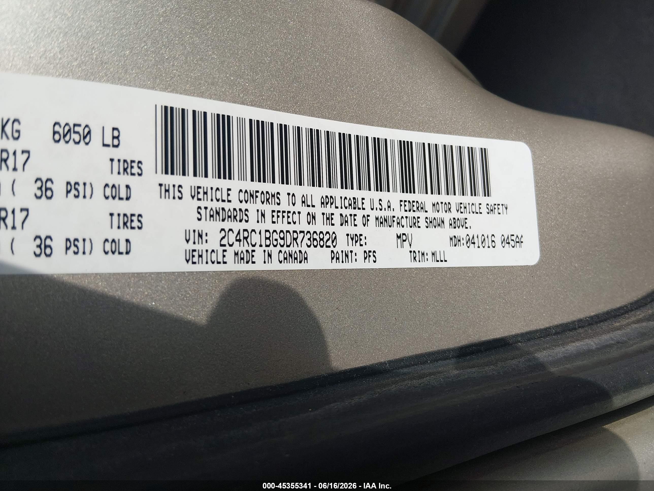 2013 Chrysler Town & Country Touring Желто-коричневый vin: 2C4RC1BG9DR736820