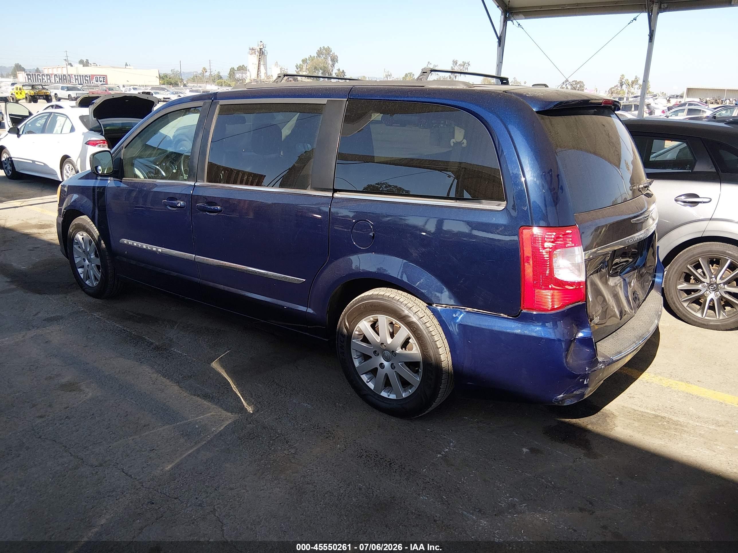 2013 Chrysler Town & Country Touring Blue vin: 2C4RC1BG9DR743198