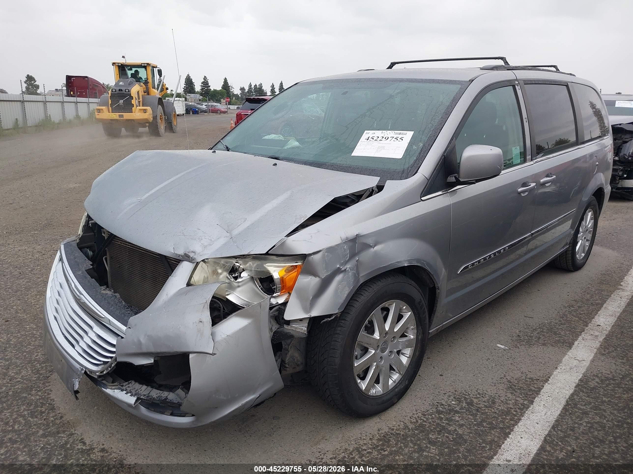 2013 Chrysler Town & Country Touring Gray vin: 2C4RC1BG9DR743802