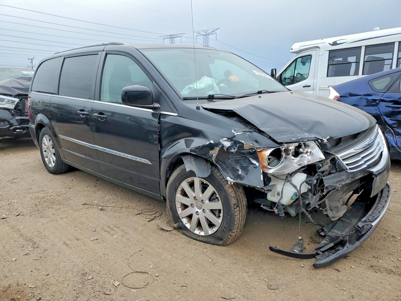 2013 Chrysler Town & Country Touring Black vin: 2C4RC1BG9DR809779