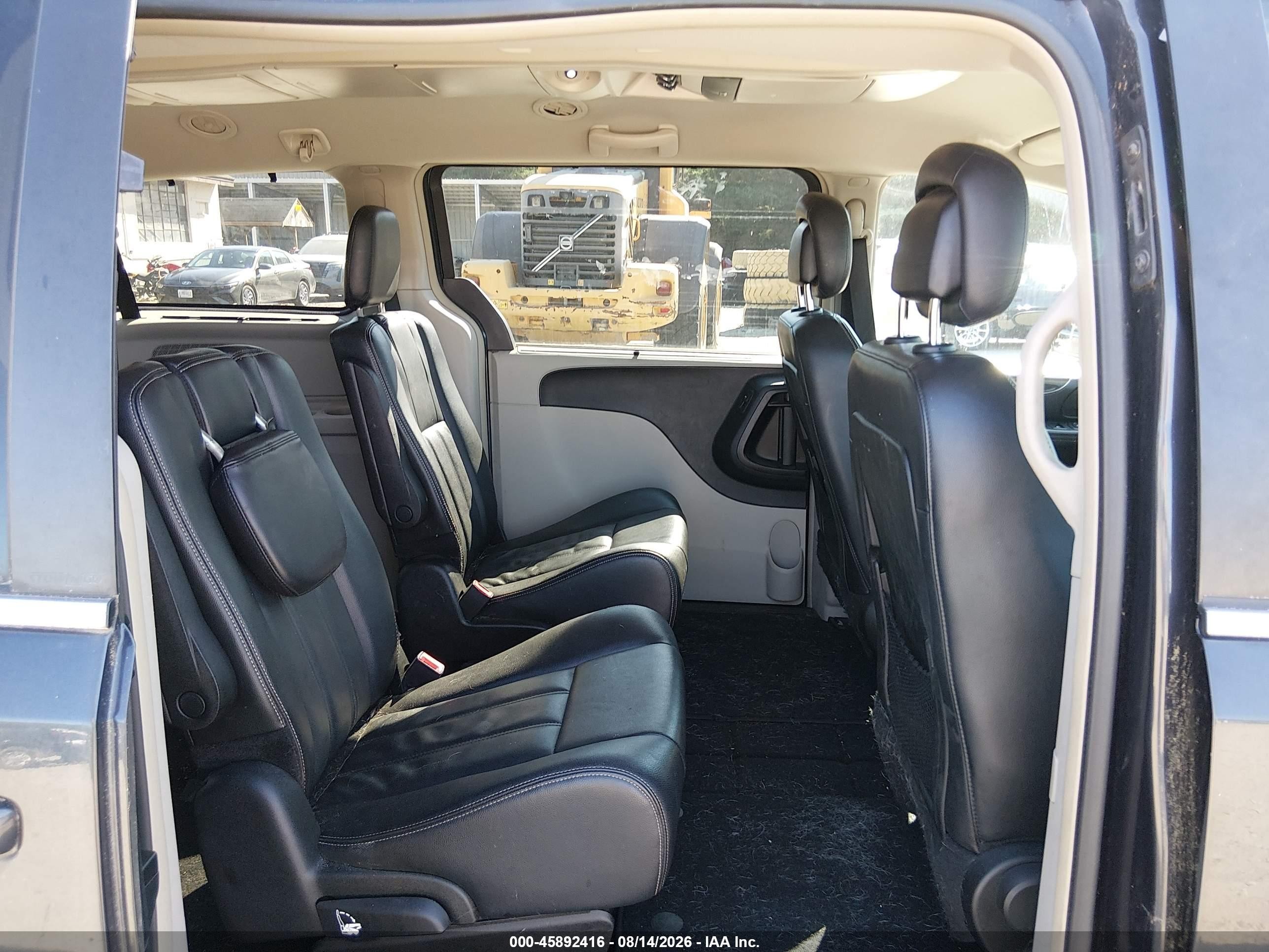 2014 Chrysler Town & Country Touring Black vin: 2C4RC1BG9ER110847