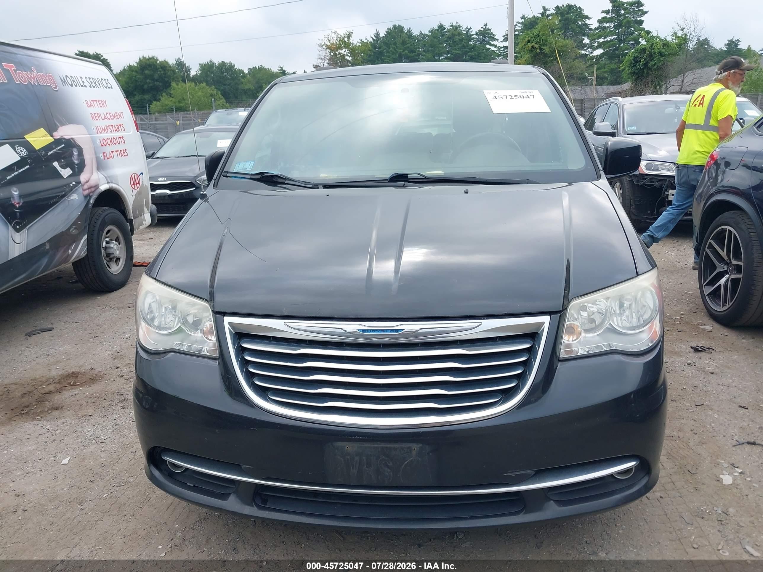 2014 Chrysler Town & Country Touring Черный vin: 2C4RC1BG9ER113652