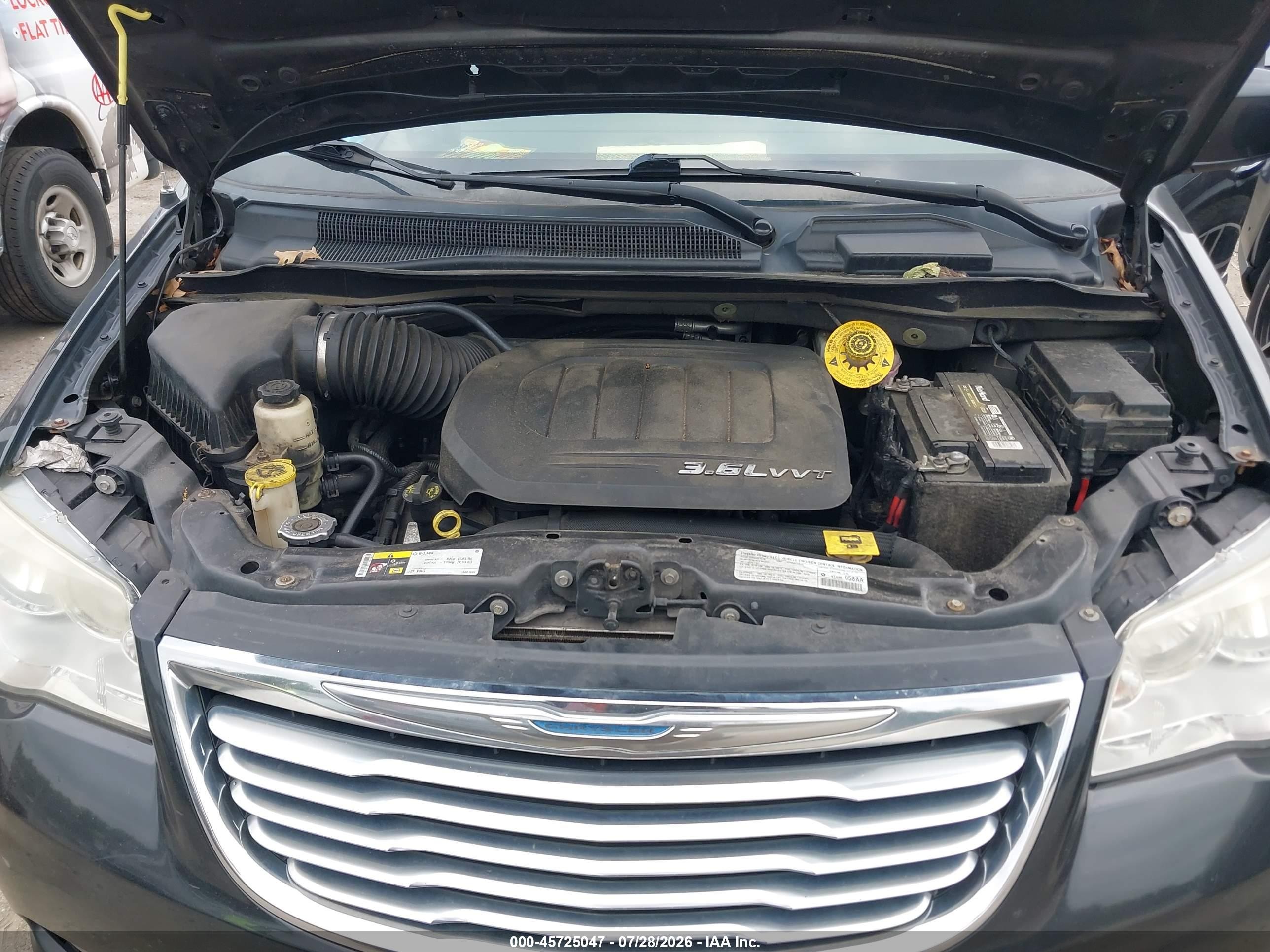 2014 Chrysler Town & Country Touring Черный vin: 2C4RC1BG9ER113652