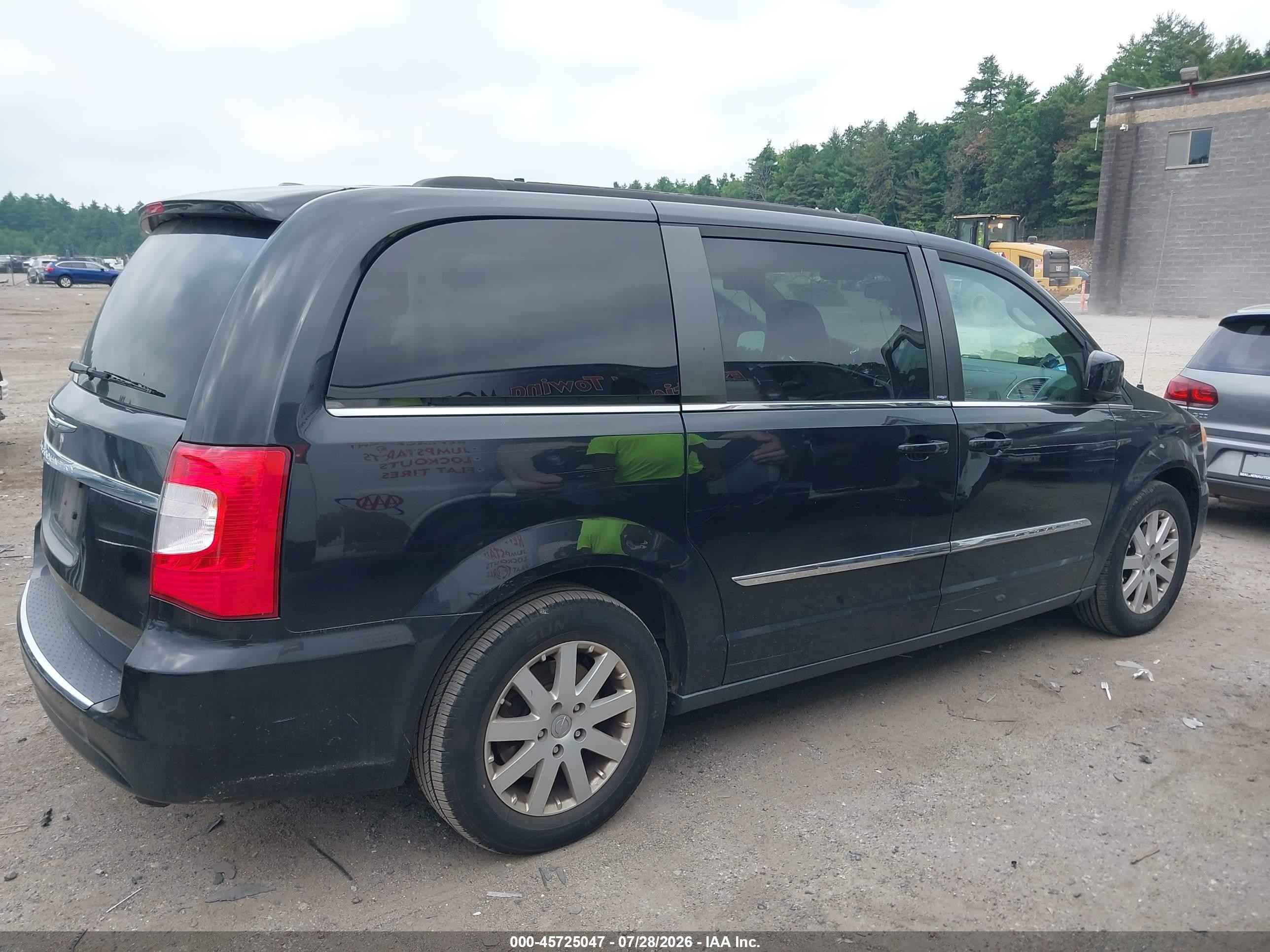 2014 Chrysler Town & Country Touring Черный vin: 2C4RC1BG9ER113652