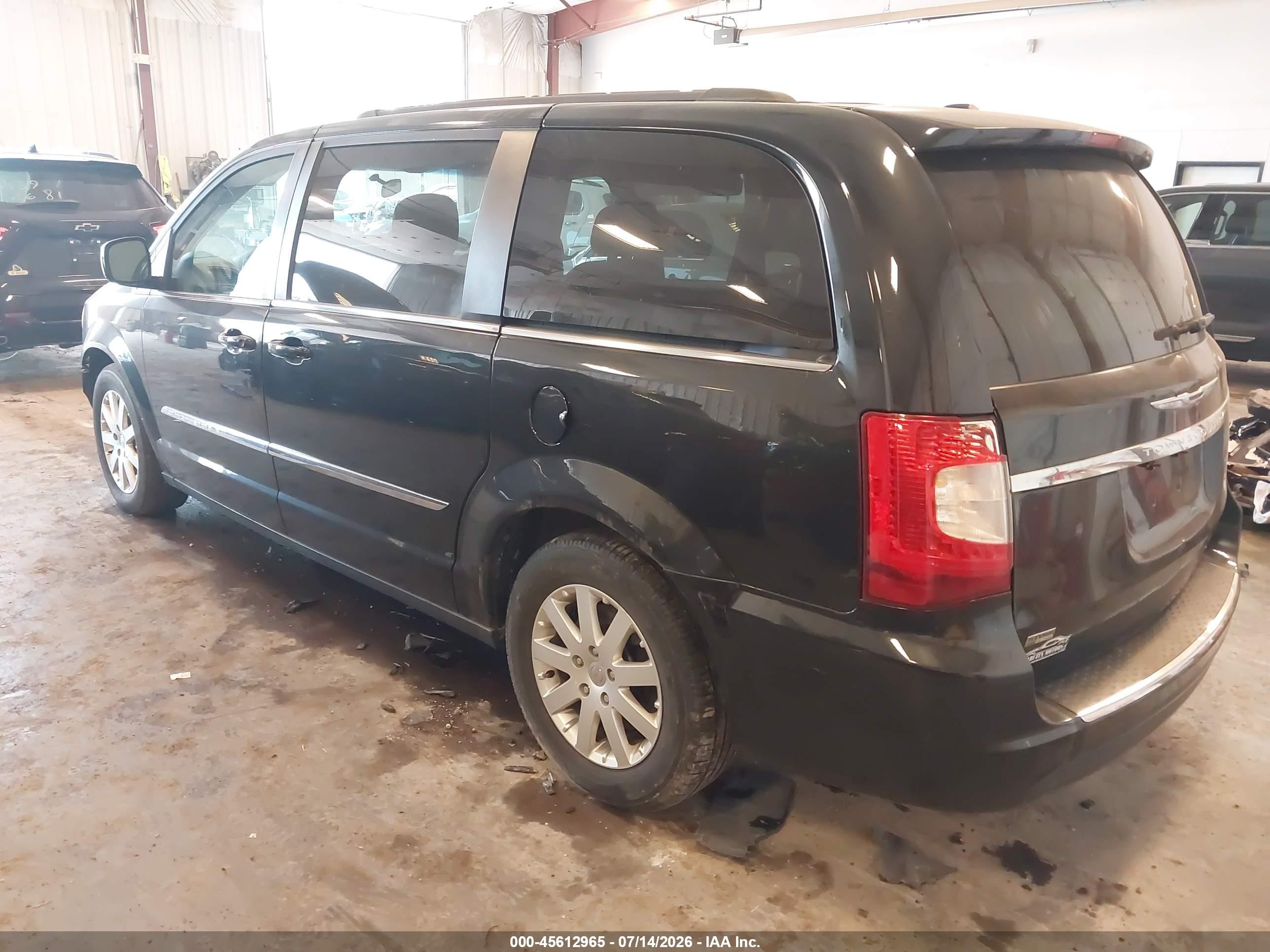 2014 Chrysler Town & Country Touring Blue vin: 2C4RC1BG9ER115076