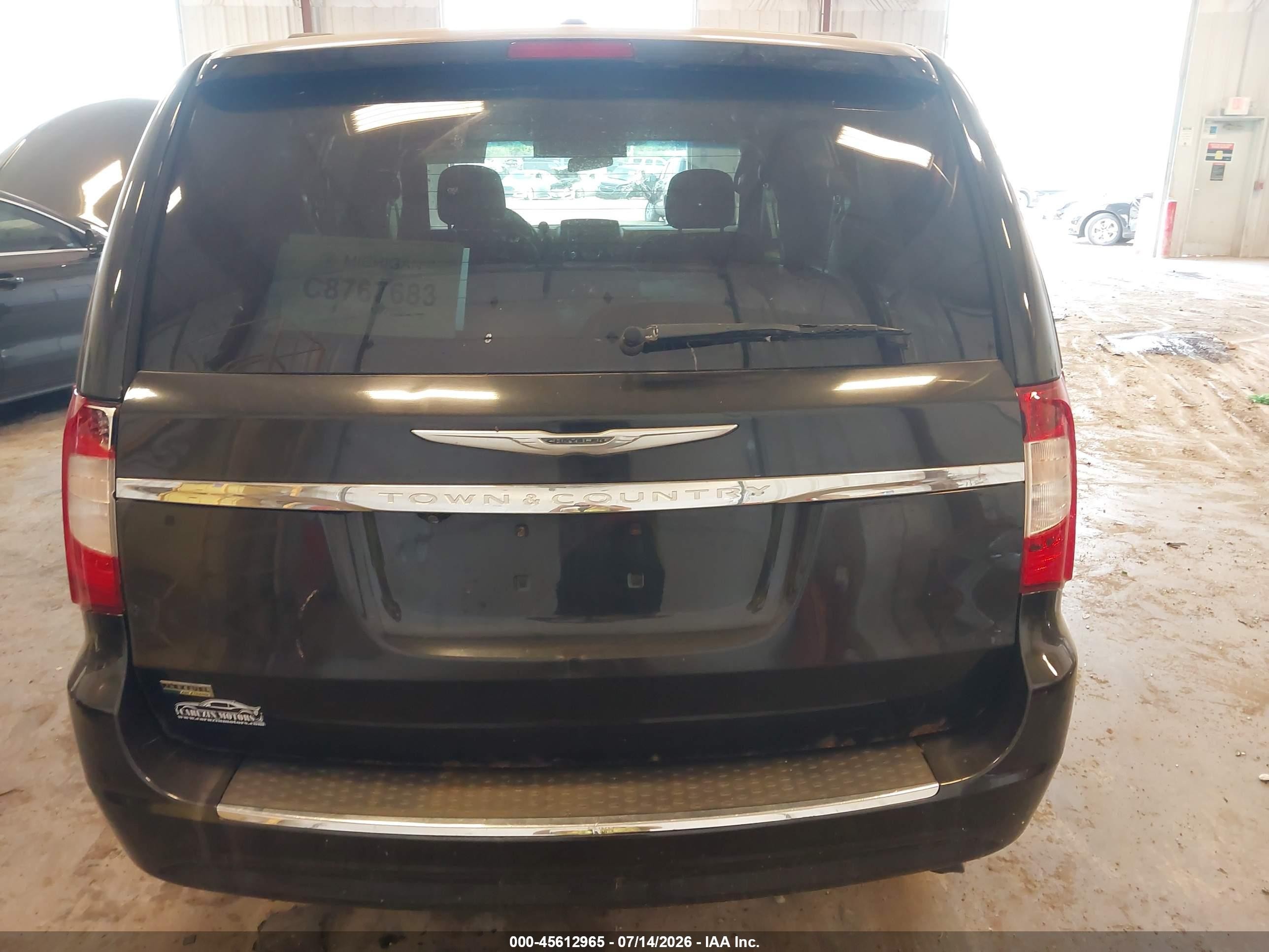 2014 Chrysler Town & Country Touring Blue vin: 2C4RC1BG9ER115076