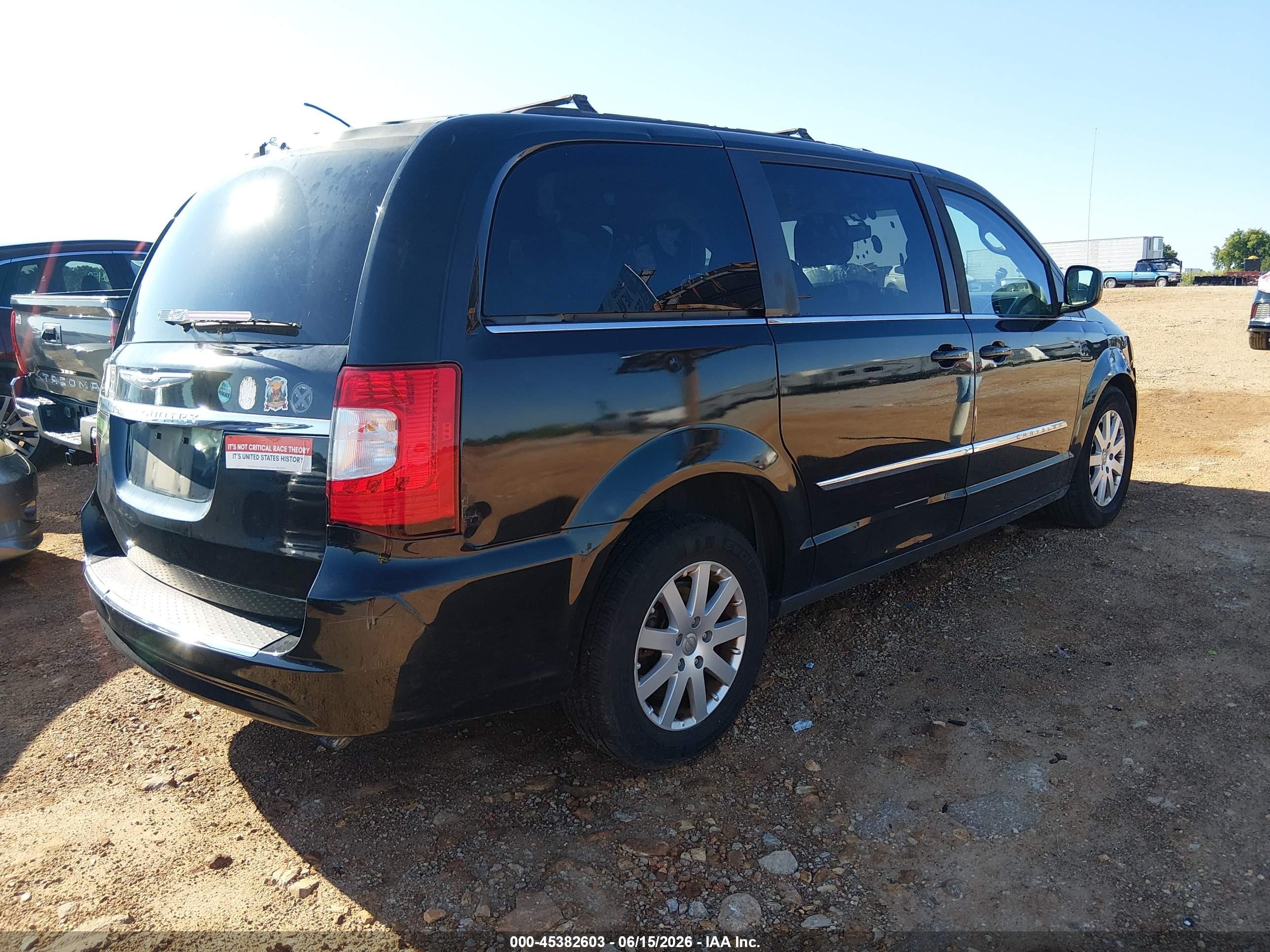 2014 Chrysler Town & Country Touring Gray vin: 2C4RC1BG9ER124683