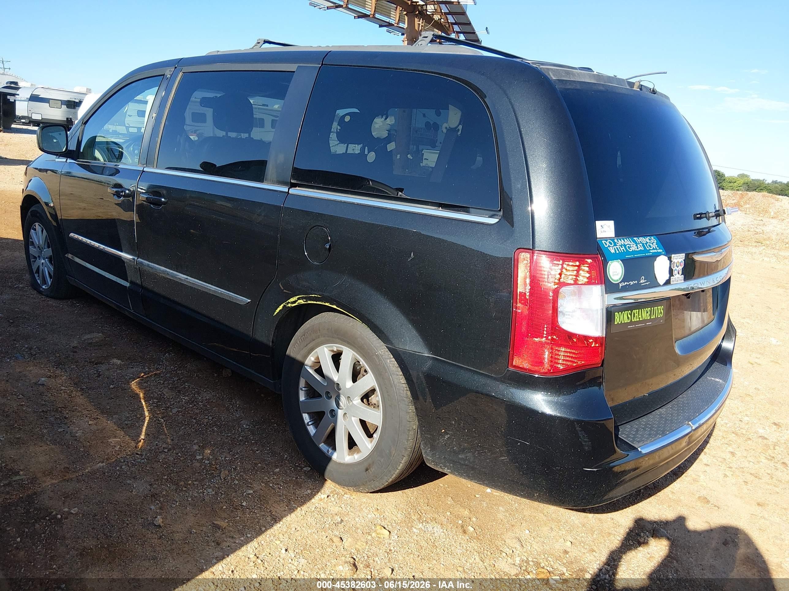 2014 Chrysler Town & Country Touring Gray vin: 2C4RC1BG9ER124683