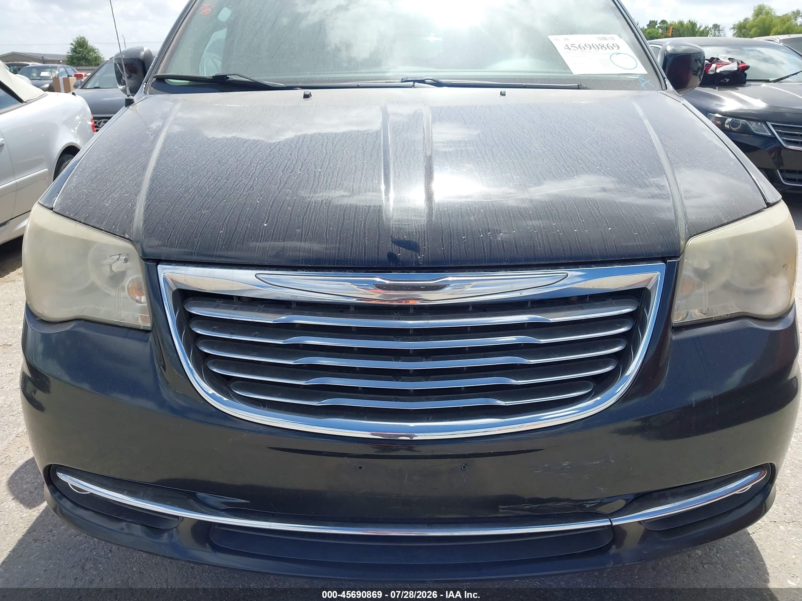 2014 Chrysler Town & Country Touring Серый vin: 2C4RC1BG9ER125882