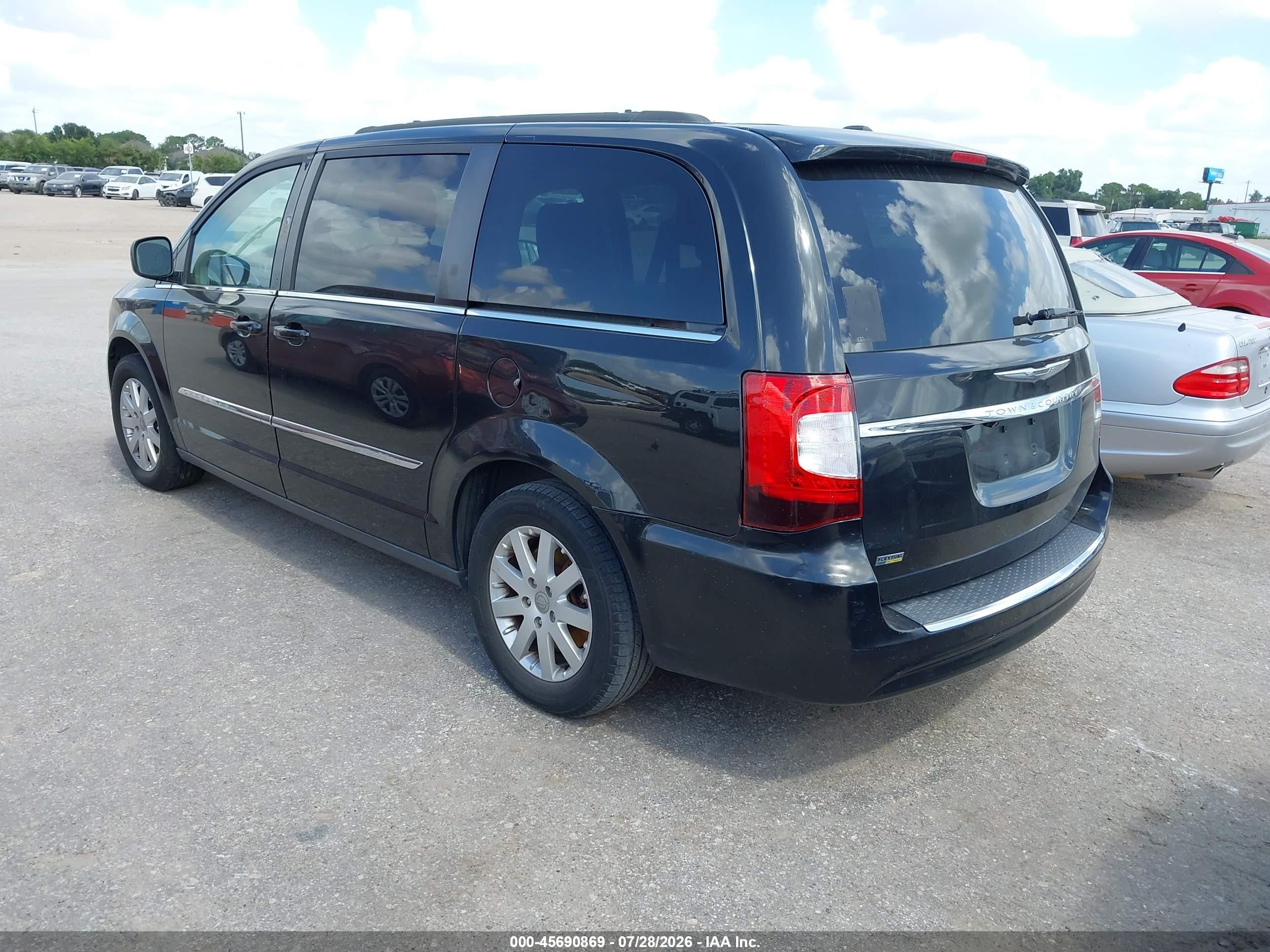 2014 Chrysler Town & Country Touring Серый vin: 2C4RC1BG9ER125882