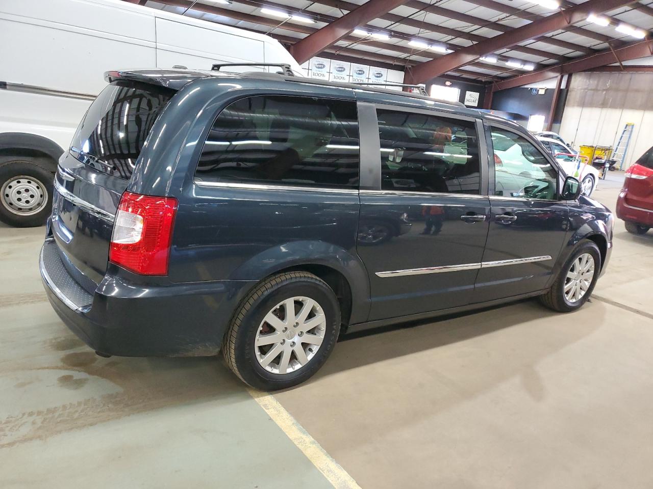2014 Chrysler Town & Country Touring Blue vin: 2C4RC1BG9ER138387