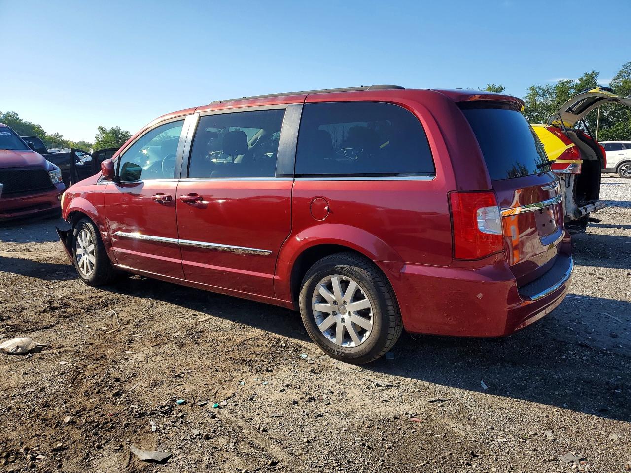 2014 Chrysler Town & Country Touring Красный vin: 2C4RC1BG9ER143539