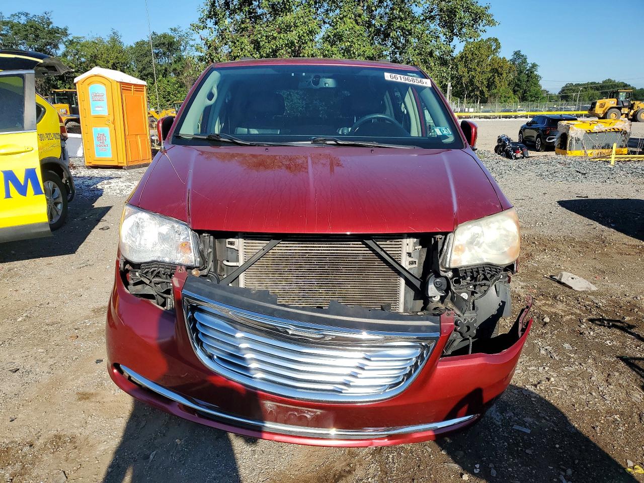 2014 Chrysler Town & Country Touring Красный vin: 2C4RC1BG9ER143539