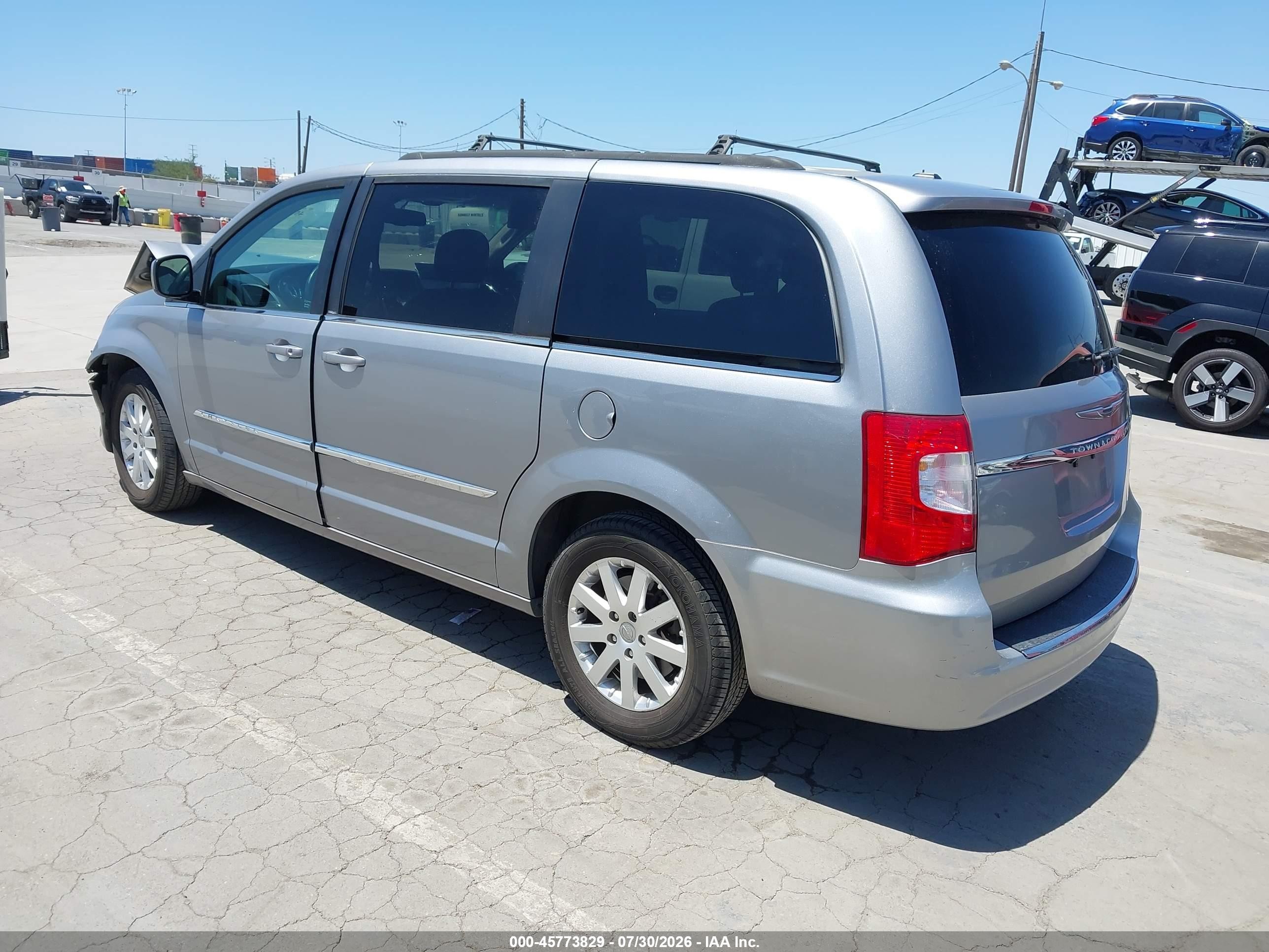 2014 Chrysler Town & Country Touring Серебряный vin: 2C4RC1BG9ER211838